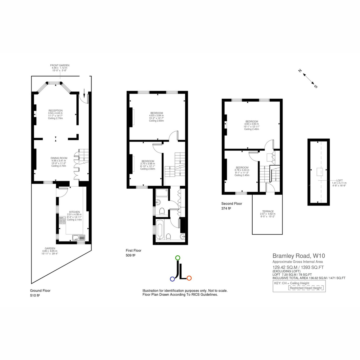19, Bramley Road, London floorplan