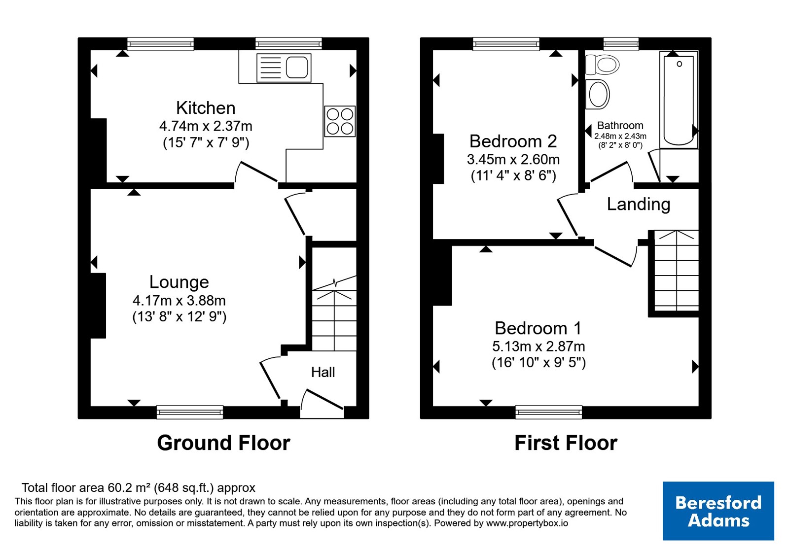 7, Tanrallt Street, Colwyn Bay floorplan
