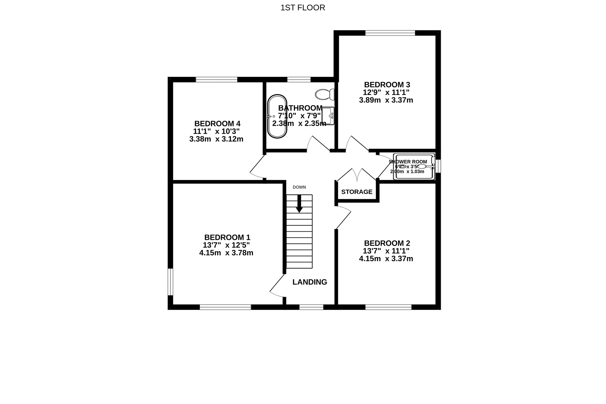 Kelander, Main Road, Baldrine floorplan