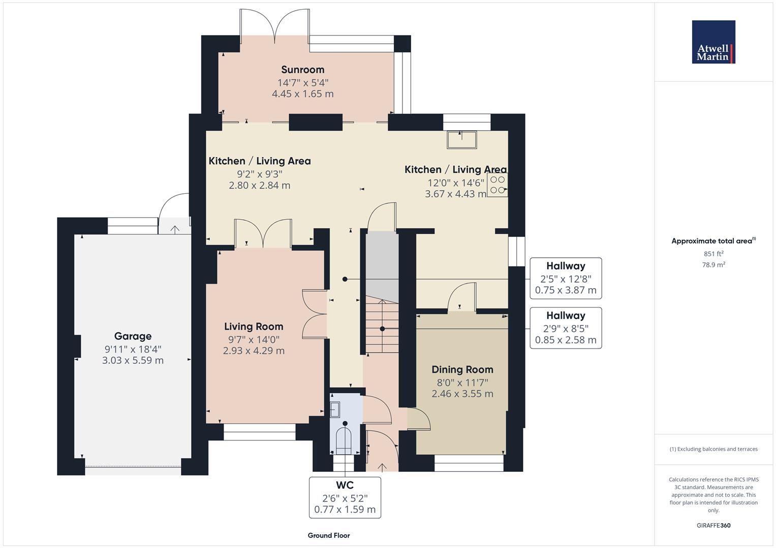 14, Moss Mead, Chippenham floorplan