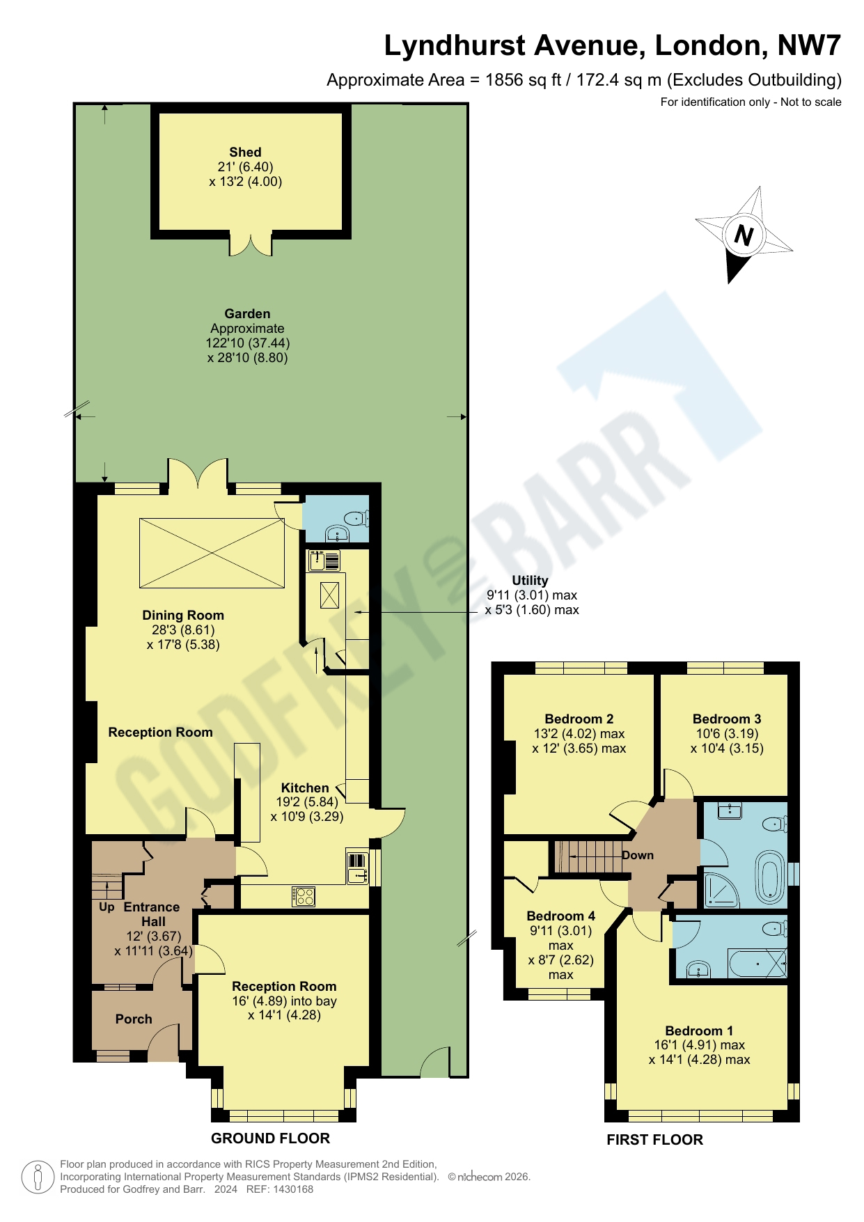 Lyndhurst Avenue, Lyndhurst Avenue, Mill Hill floorplan