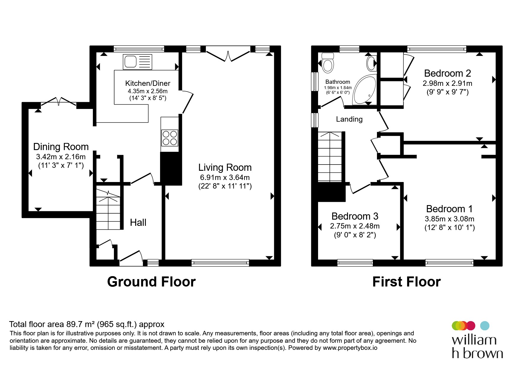 164, Lincombe Drive, LEEDS floorplan