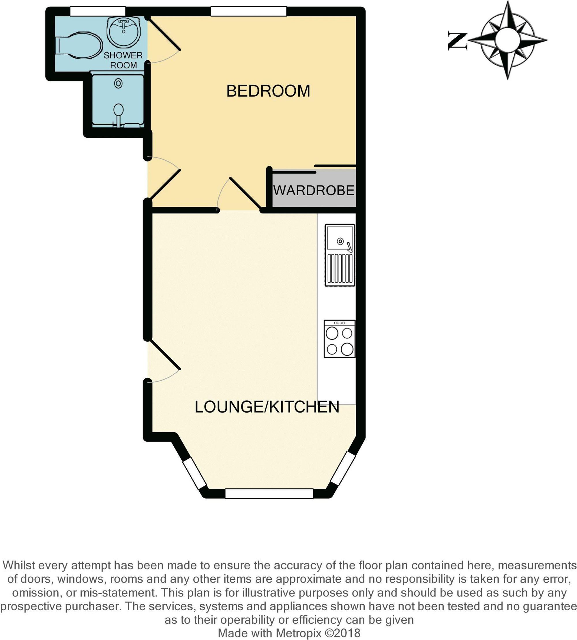 Flat 4, 6 Higher Tower Road, Newquay floorplan