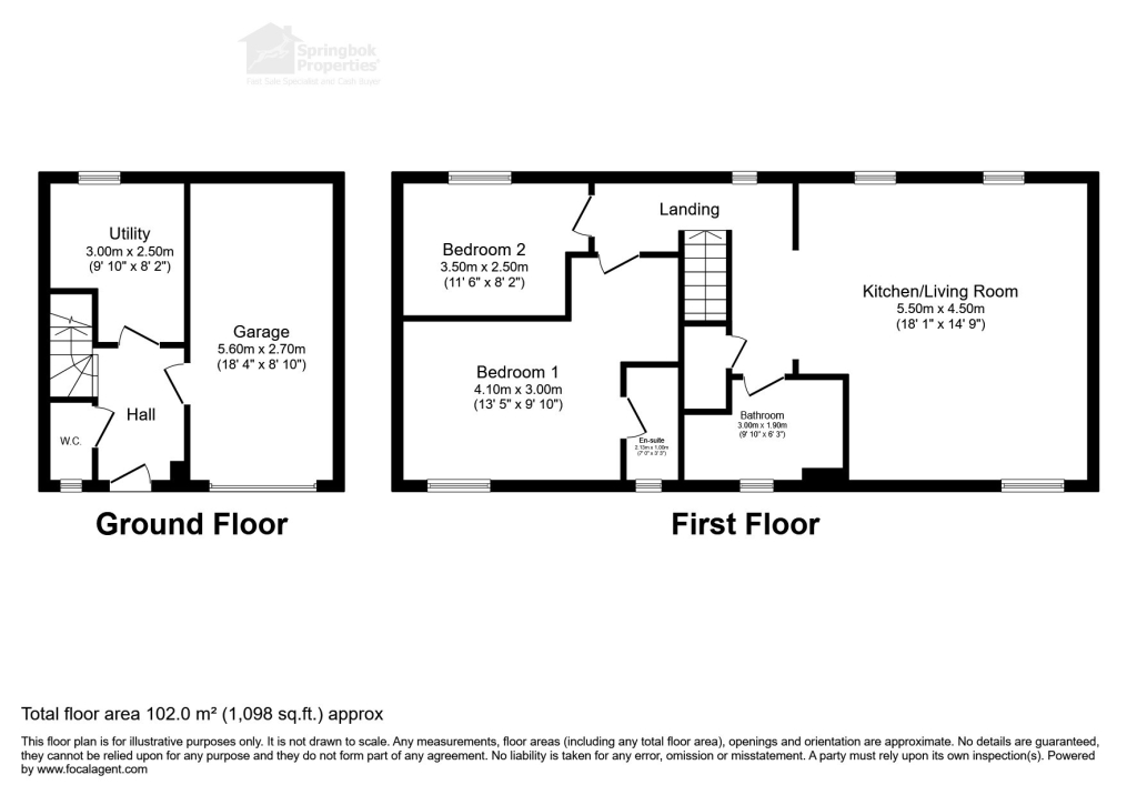 5, Bates Close, Loughborough floorplan