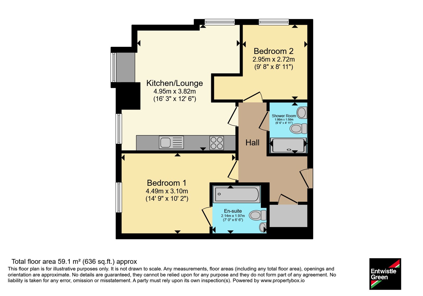 Apartment 9 Reliance House, 20, Water Street, Merseyside floorplan