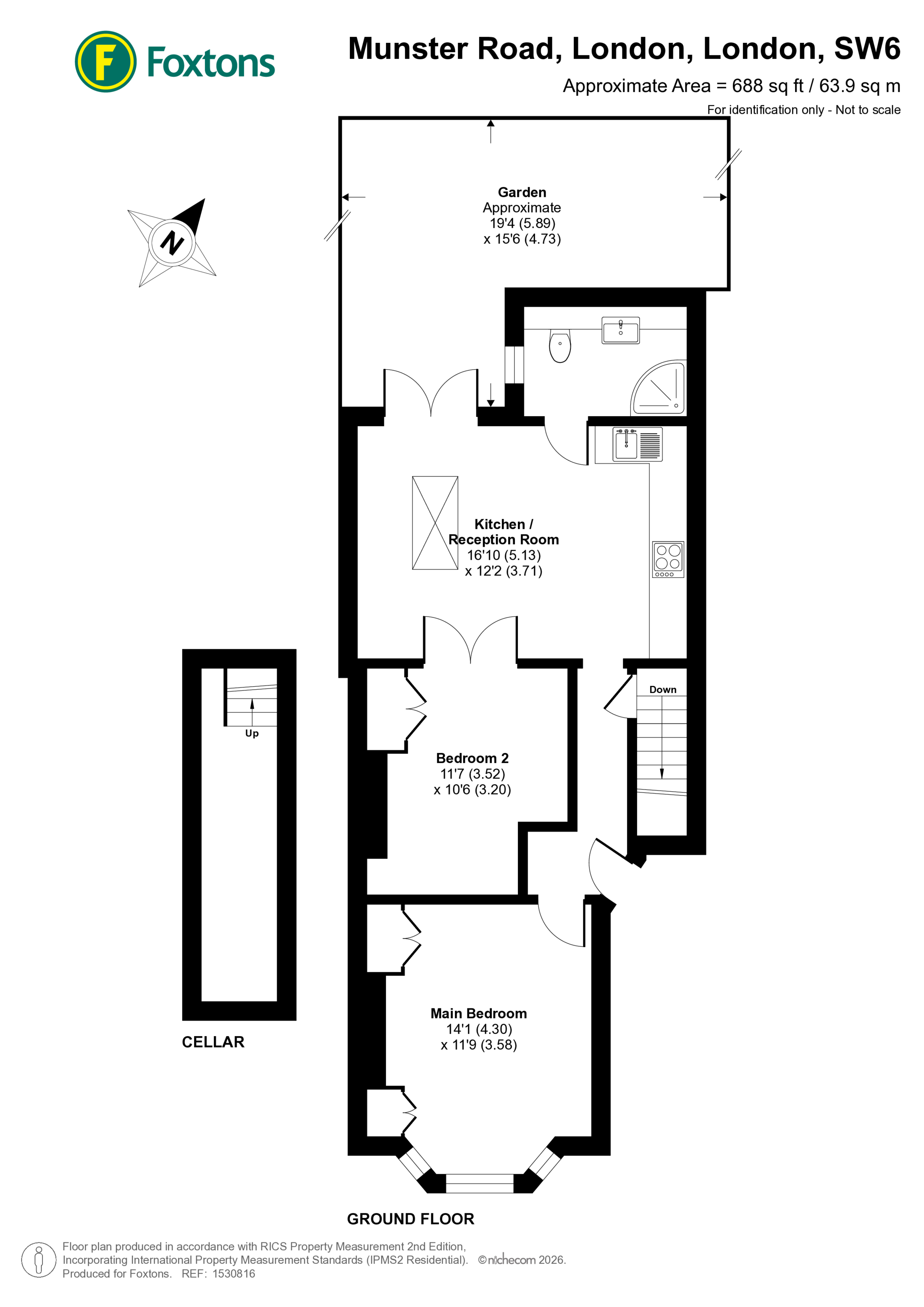 Munster Road, Fulham floorplan