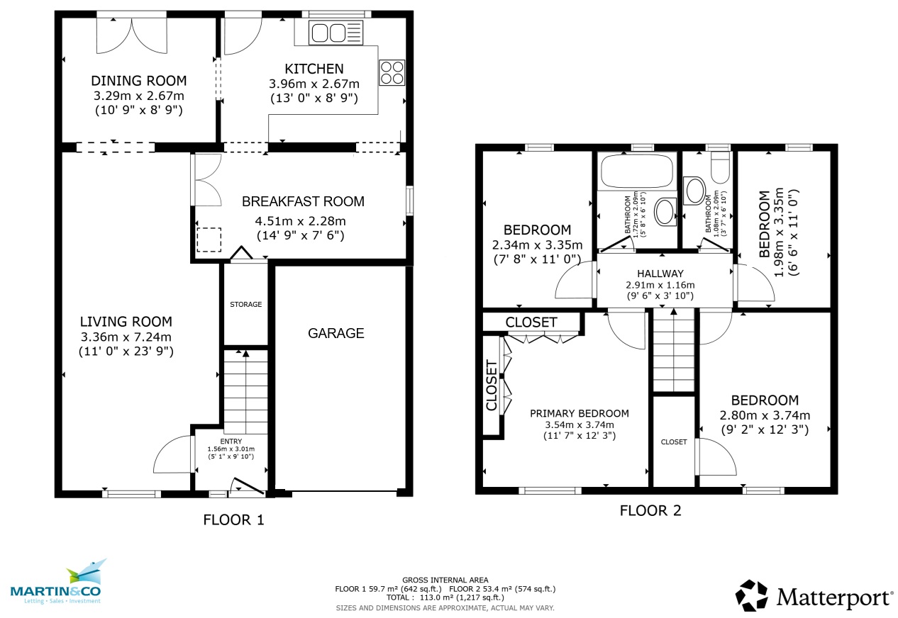 12, St Nicholas Drive, Cheltenham floorplan