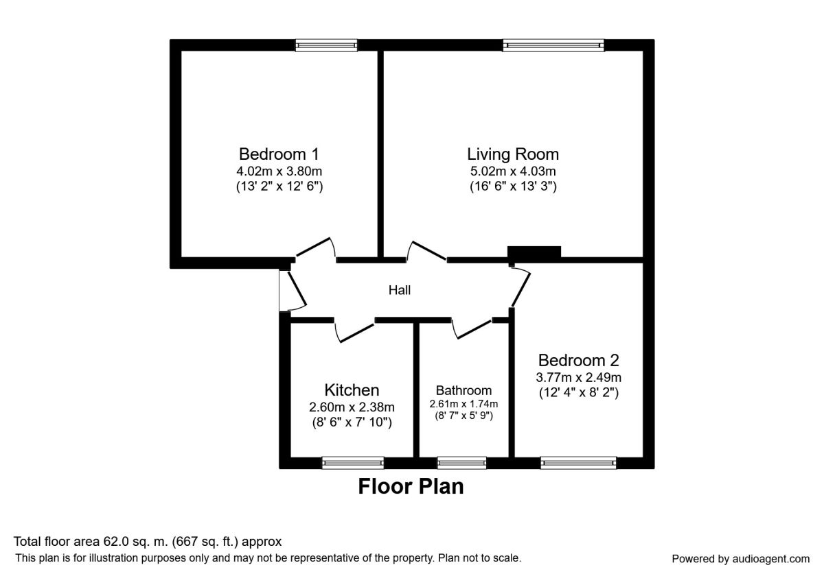 2 Bedrooms Flat to rent in Cambridge Road, Hitchin SG4