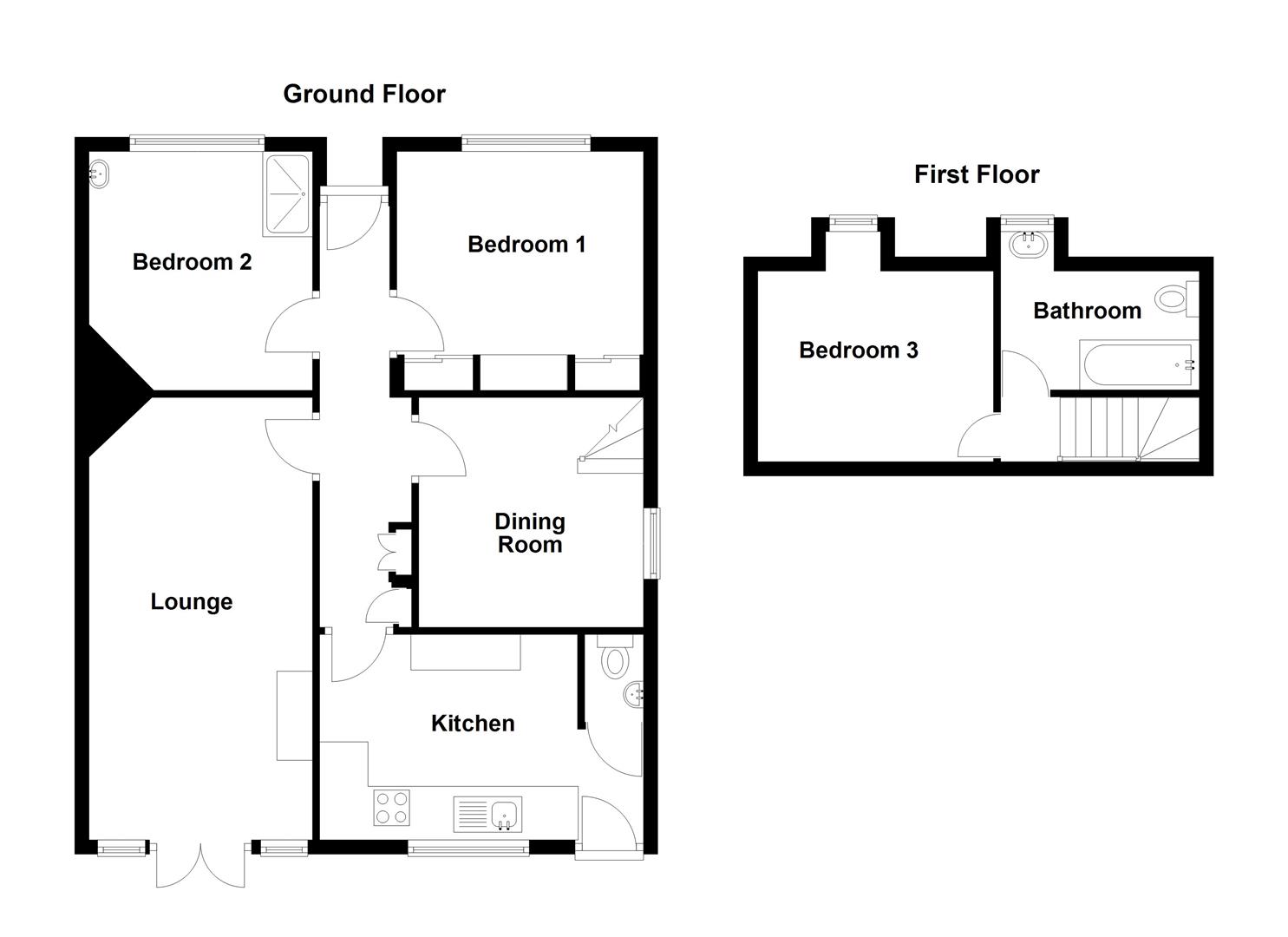 3, Heath Gardens, Lake floorplan