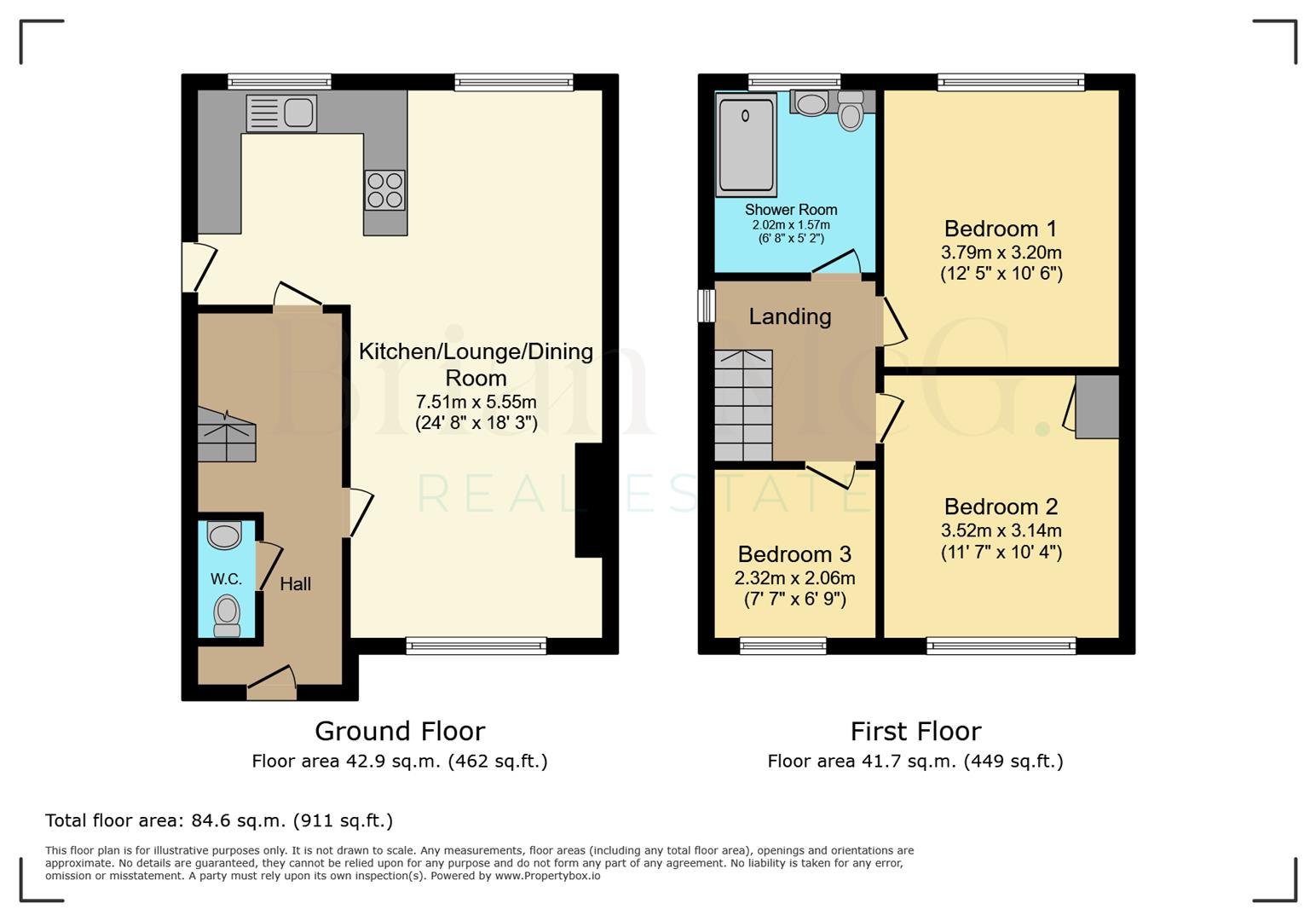 14, Saxon Close, Coventry floorplan