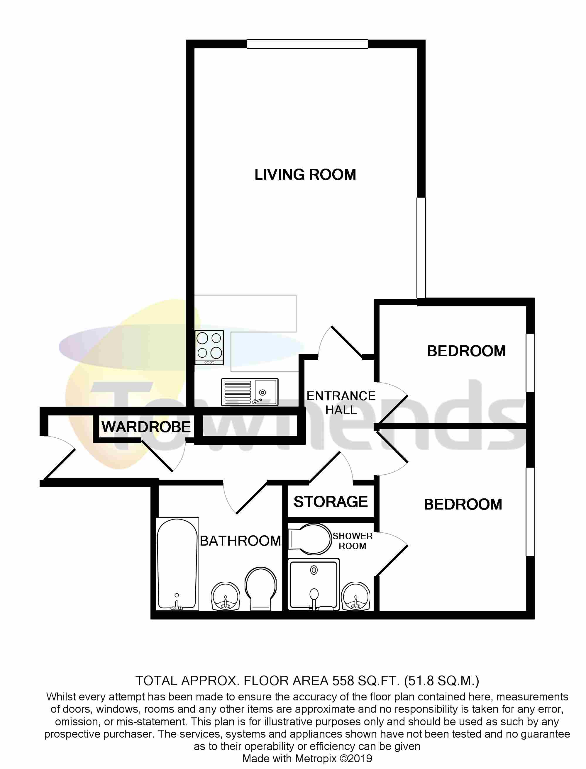 2 Bedrooms Flat to rent in Skyline Court, 74 Park Lane, Croydon CR0