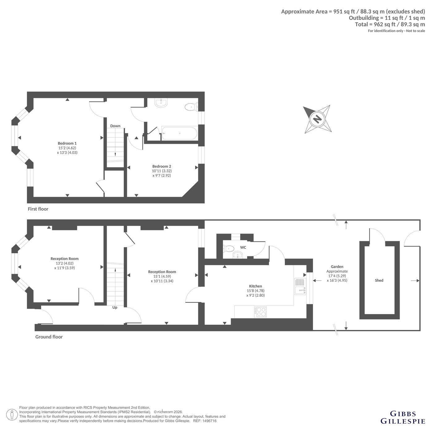 111, Seaford Road, London floorplan