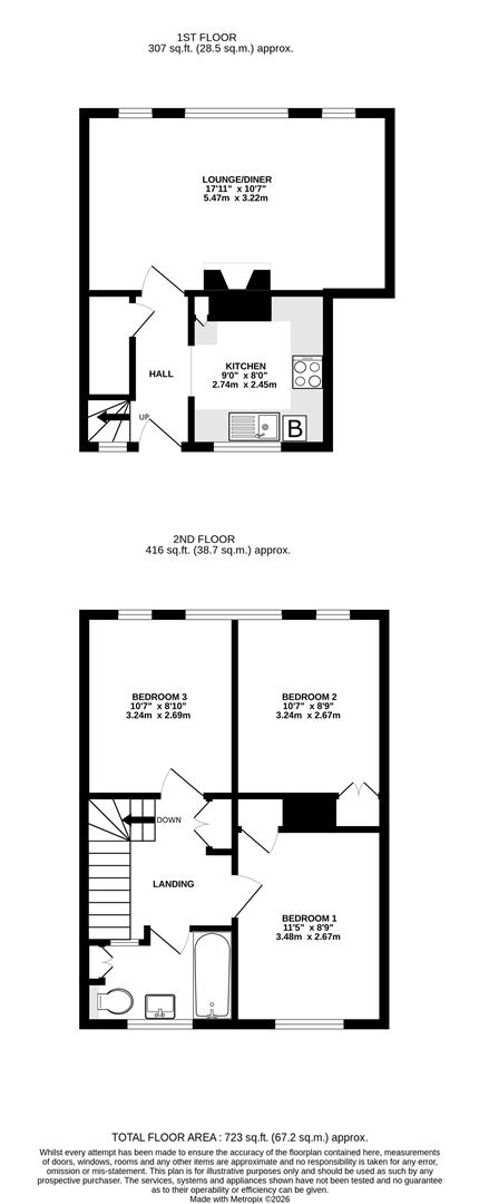 83, Heather Lane, West Drayton floorplan