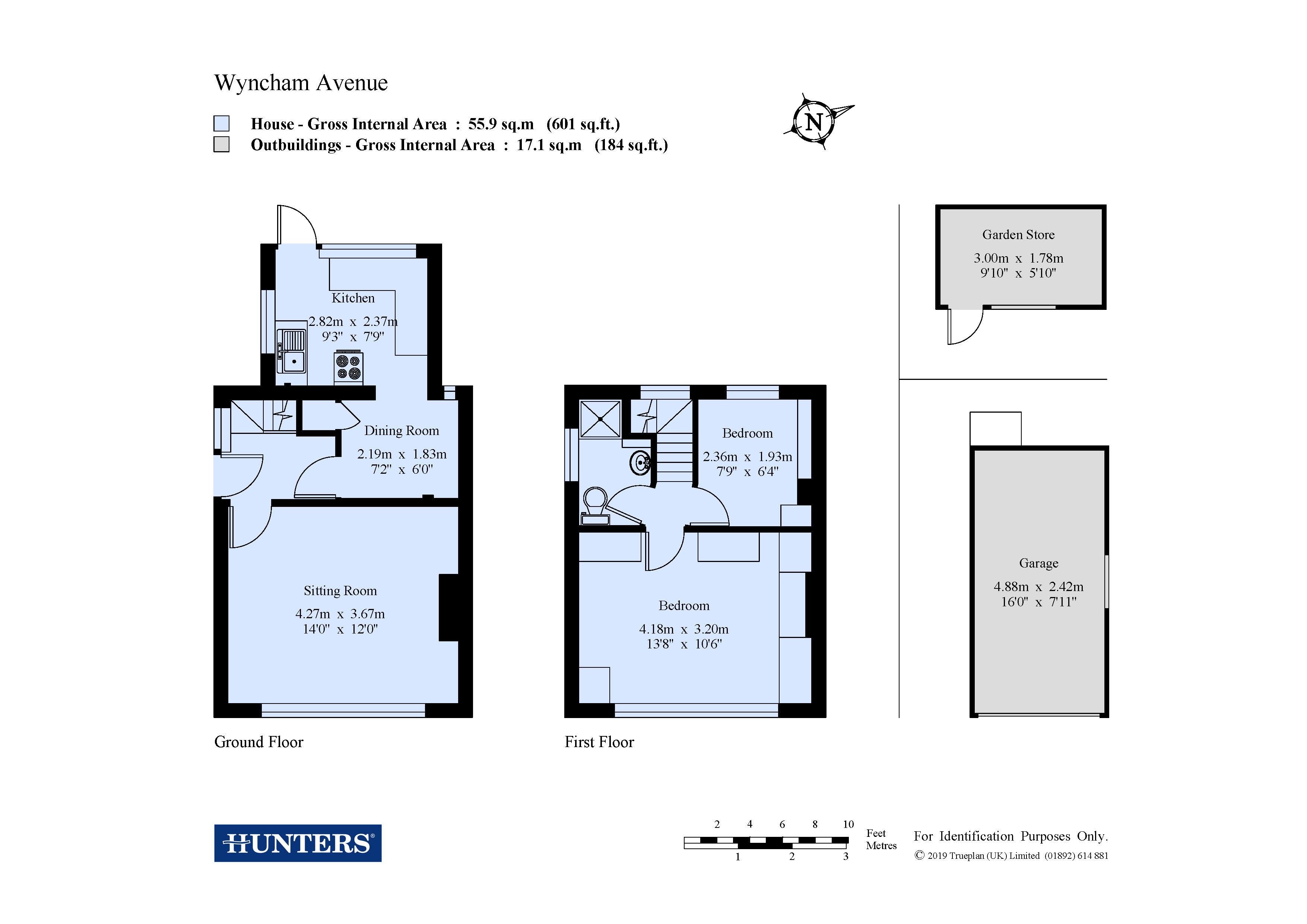 2 Bedrooms Semi-detached house for sale in Wyncham Avenue, Sidcup, Kent DA15