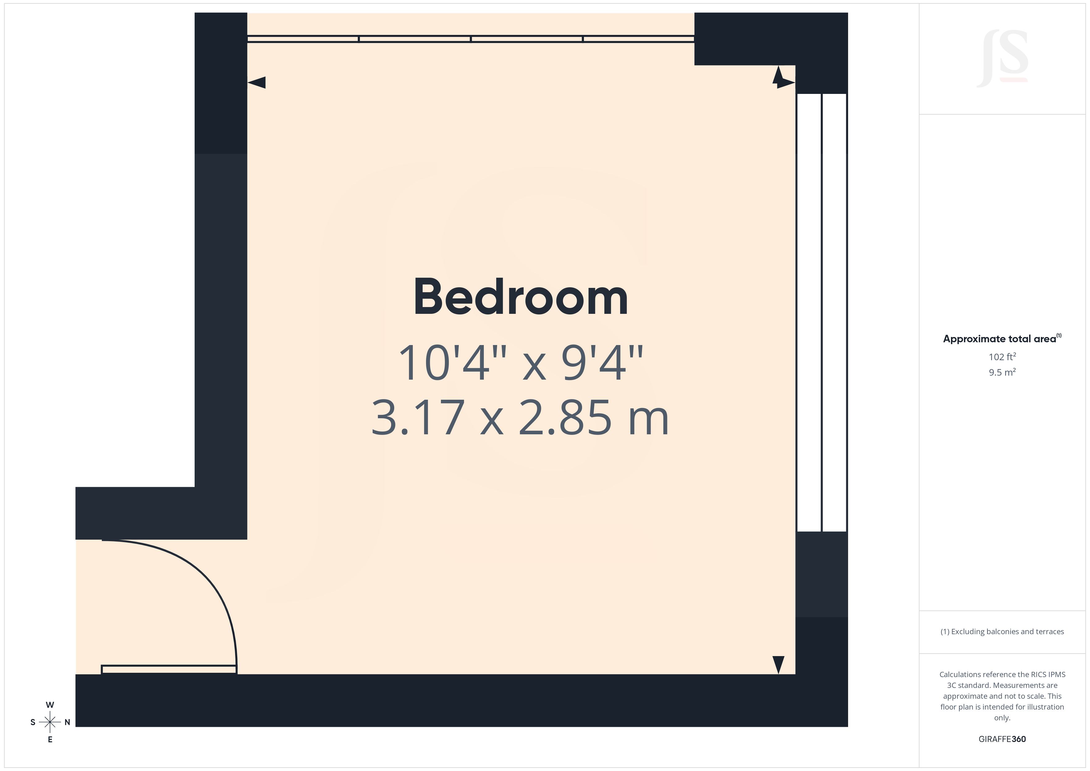 Room 1, 20 Kings Court, Brighton Road, Lancing floorplan