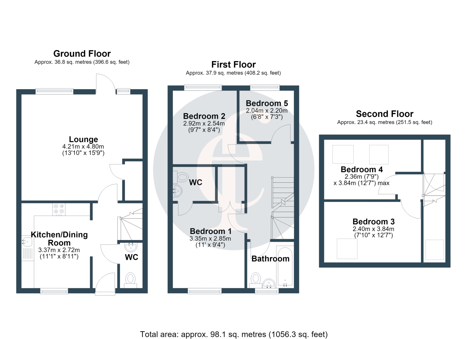 55, Bremridge Close Barford, Warwick floorplan