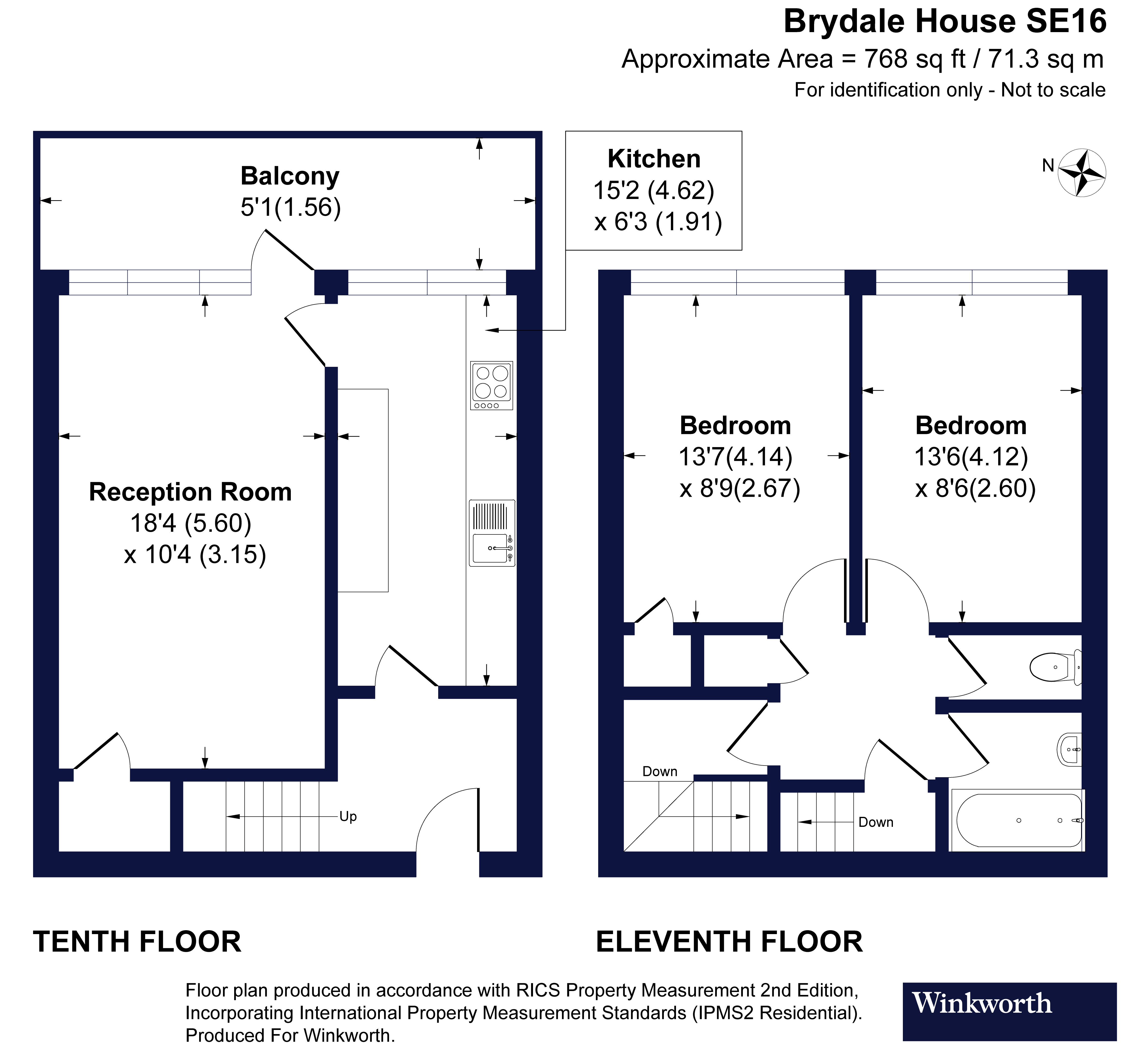 Flat 68, Brydale House,, Rotherhithe New Road, London floorplan