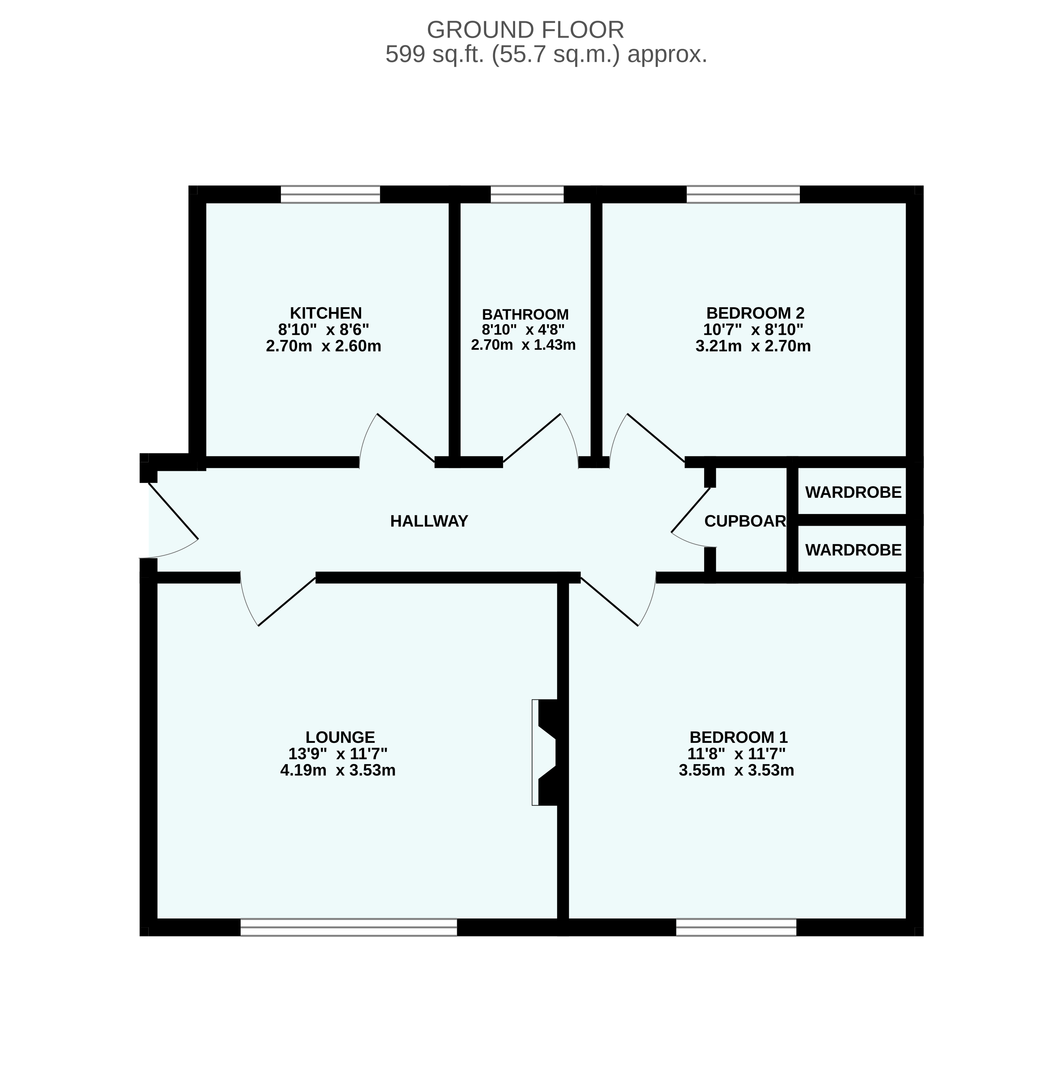 98, Fegen Road, Devon floorplan