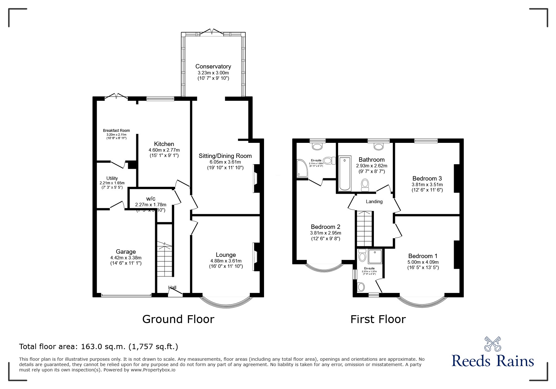 65, Park Road North, Durham floorplan