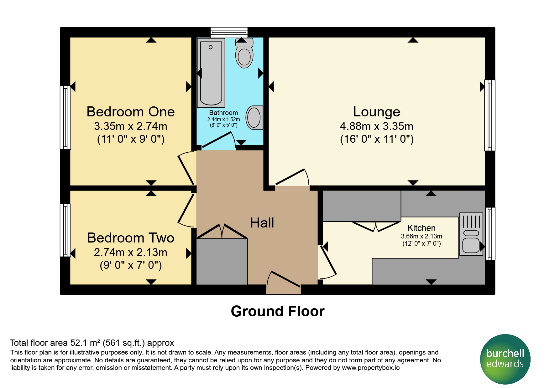110, Barley Close, Derby floorplan