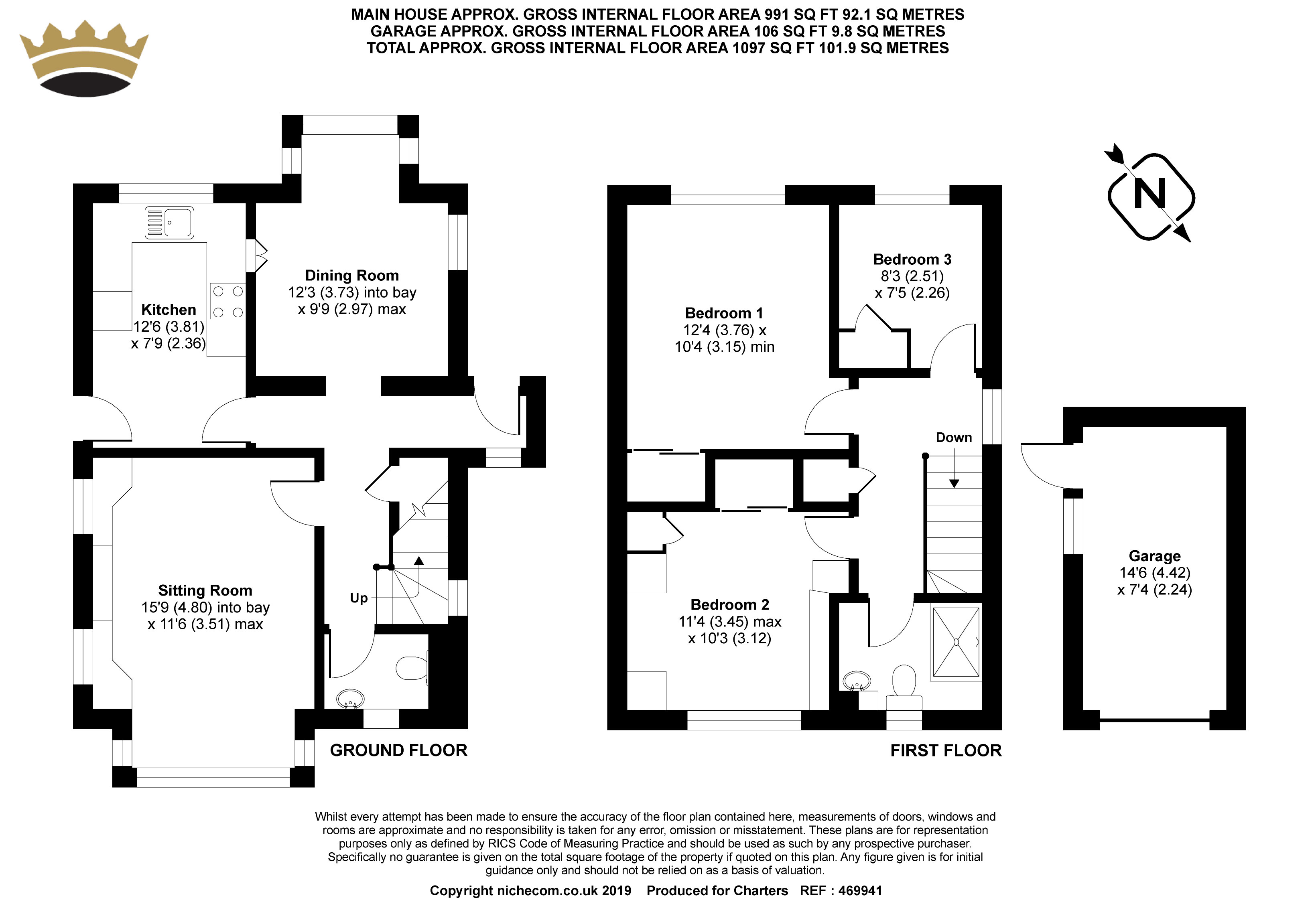 3 Bedrooms Detached house for sale in Beech Road, Alresford, Hampshire SO24