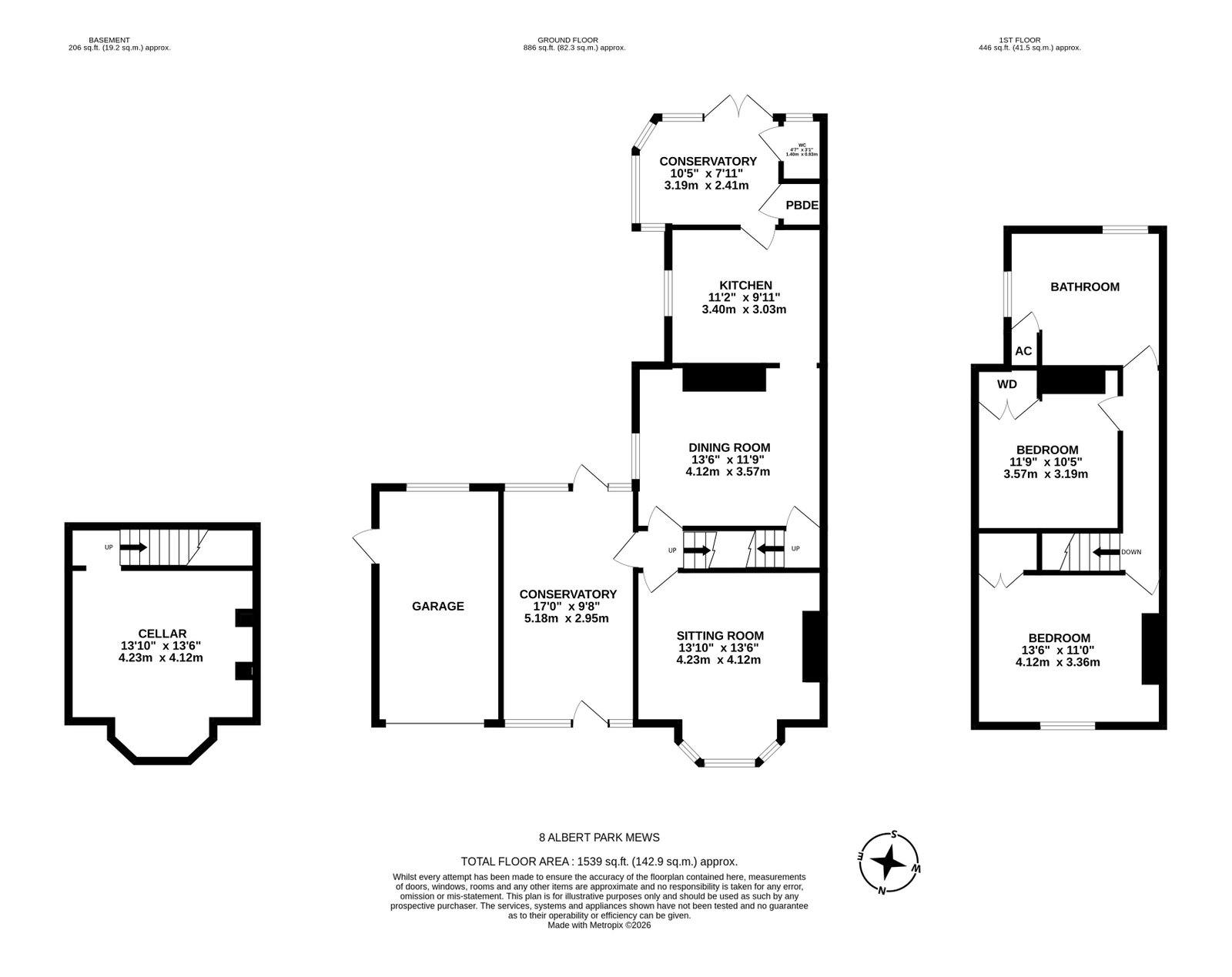 Albert Park Road, Malvern floorplan