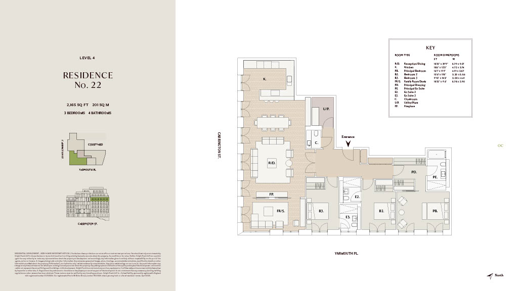 One Carrington Street, London floorplan