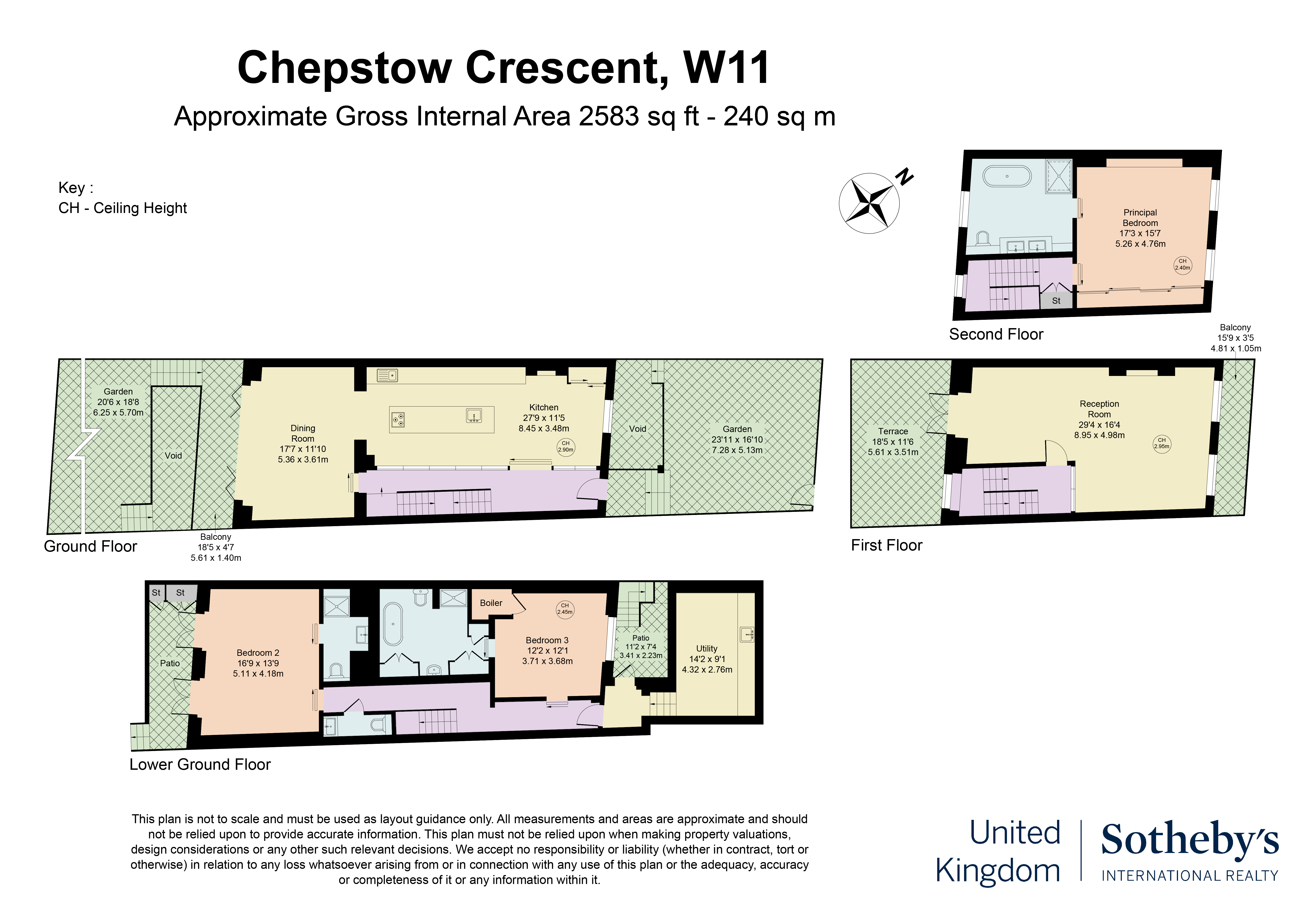 Chepstow Crescent, London floorplan