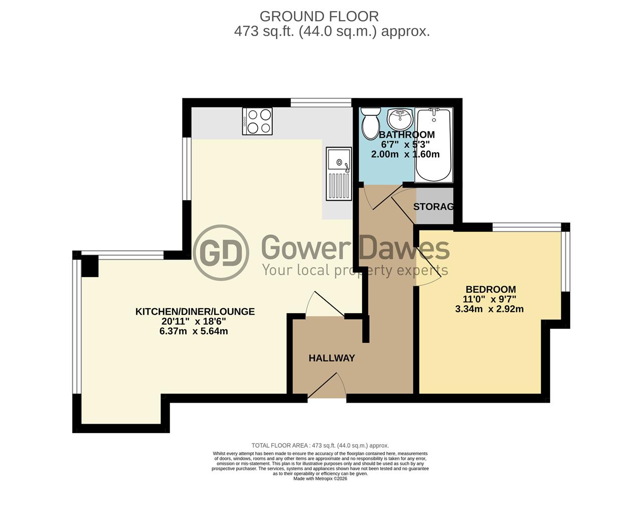 29, Riverside Heights, Tilbury floorplan