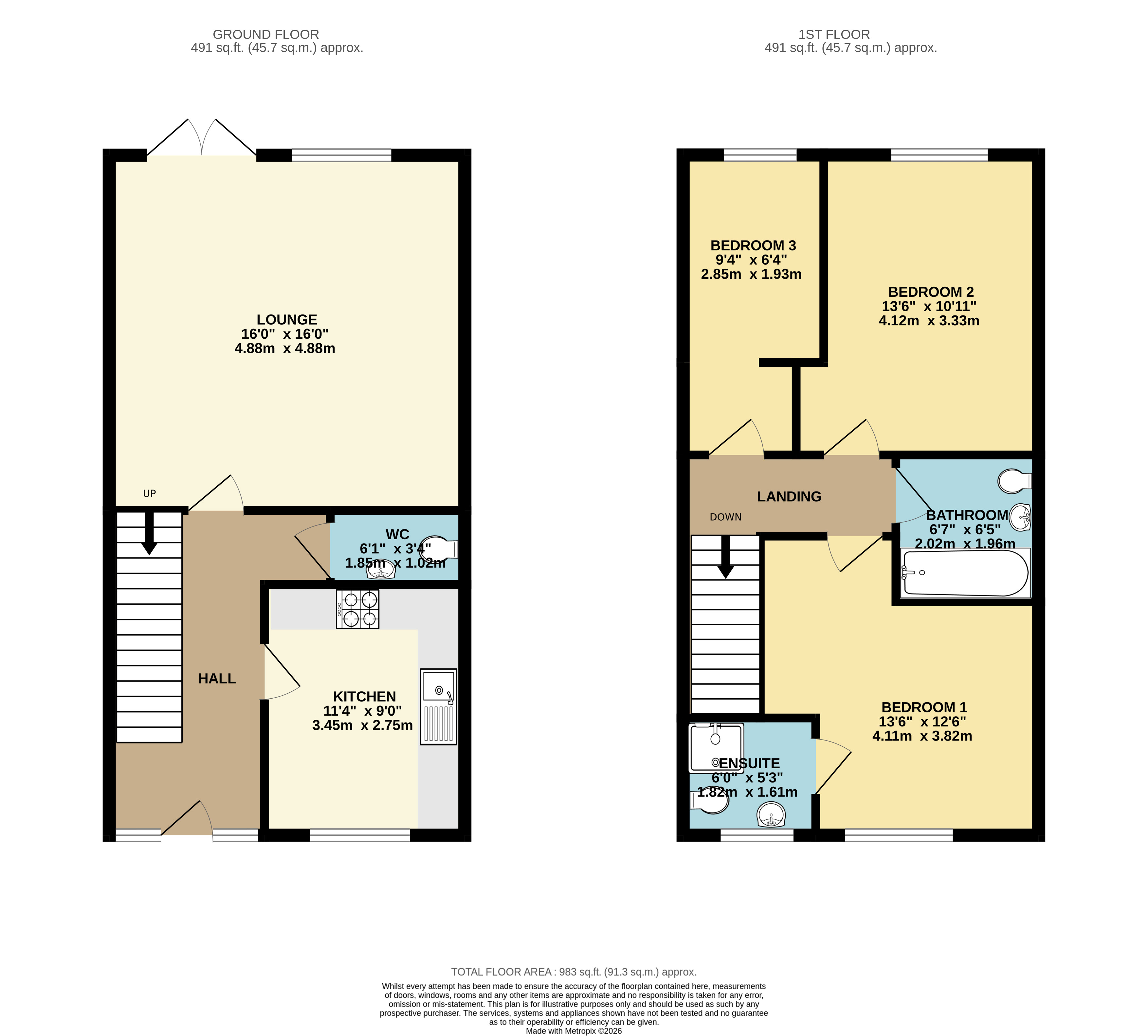 35, Le Marechal Avenue, Bursledon floorplan