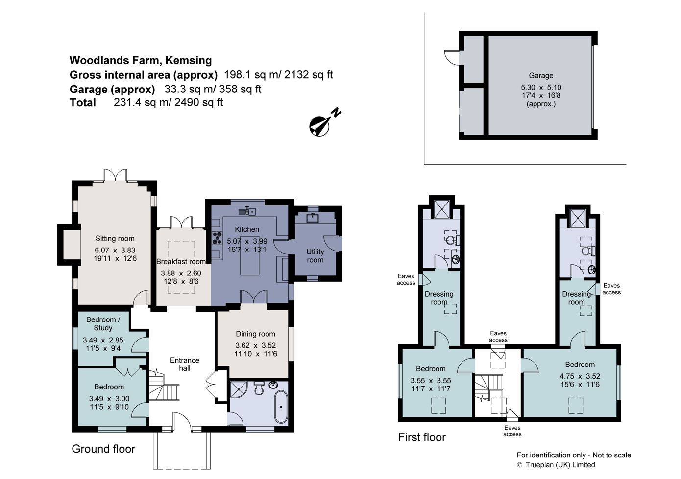 Cotmans Ash Lane, Kemsing, Sevenoaks, Kent TN15, 4 bedroom detached