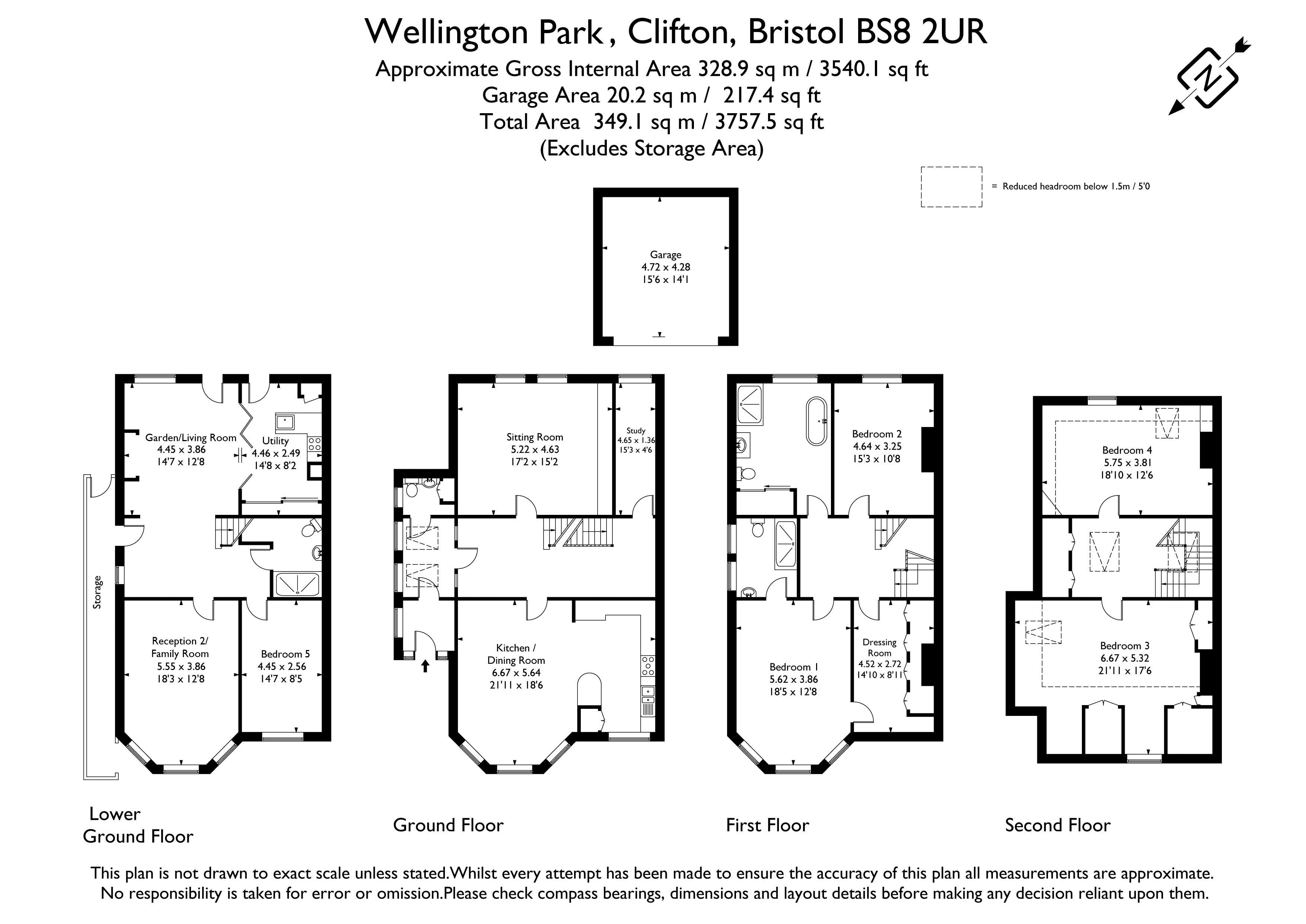 19a, Wellington Park, Bristol floorplan