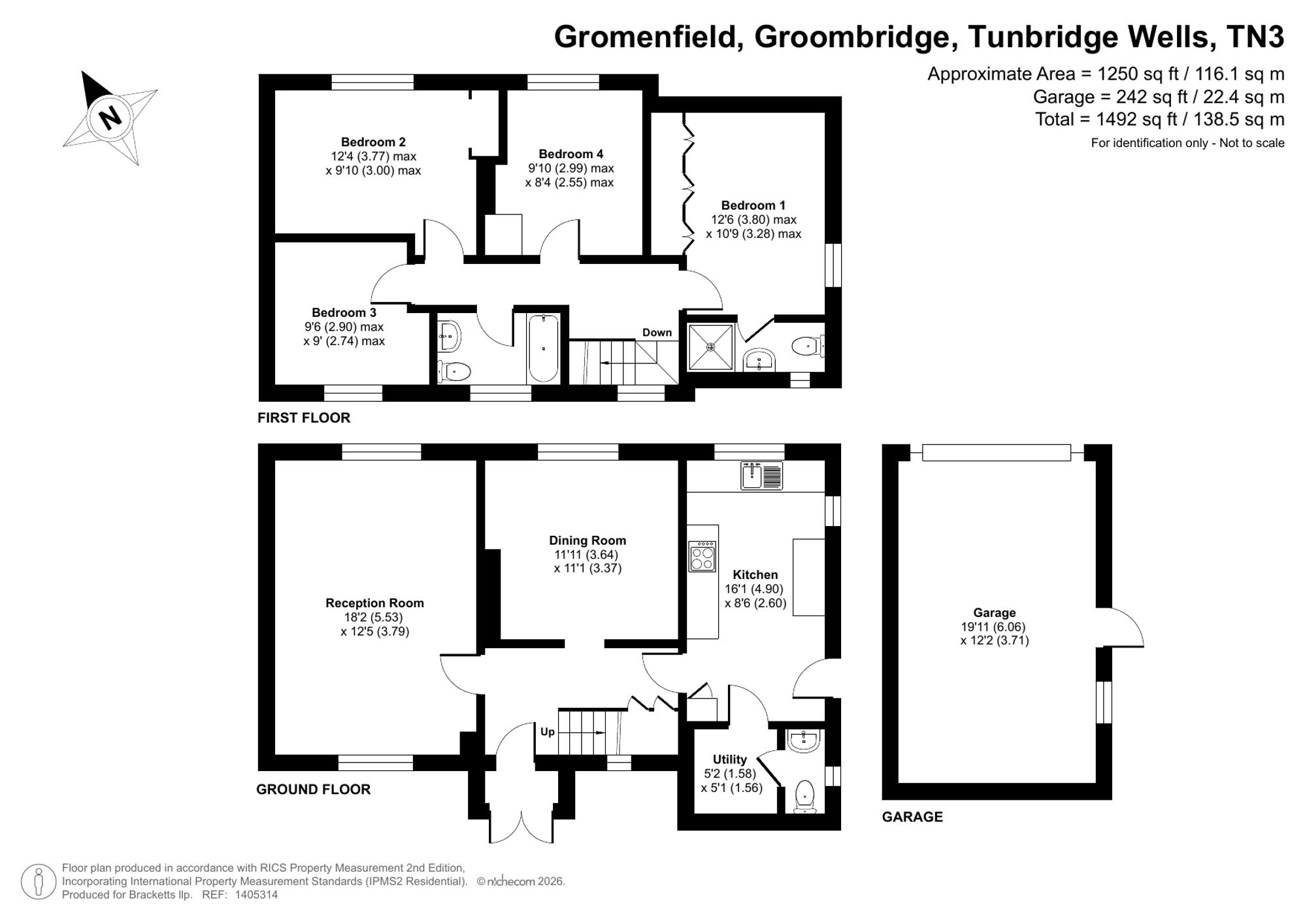 8 Gromenfield, Tunbridge Wells floorplan