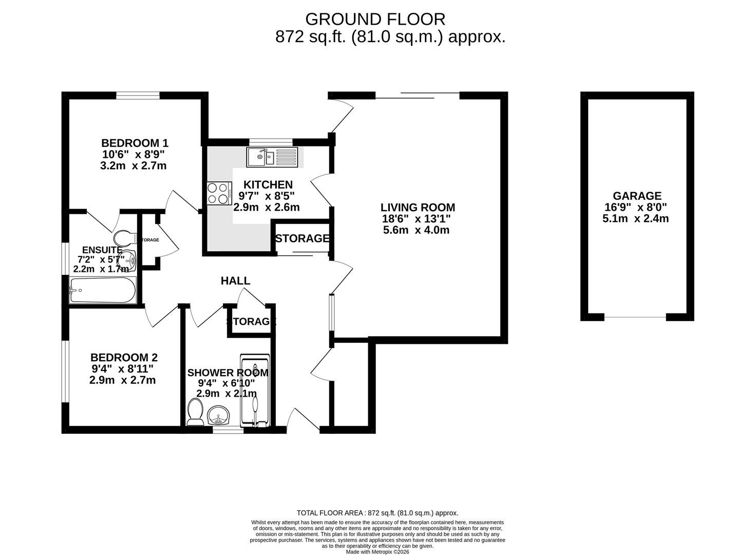 Flat 4, Down Ridge, 5, Down Road, Weymouth floorplan