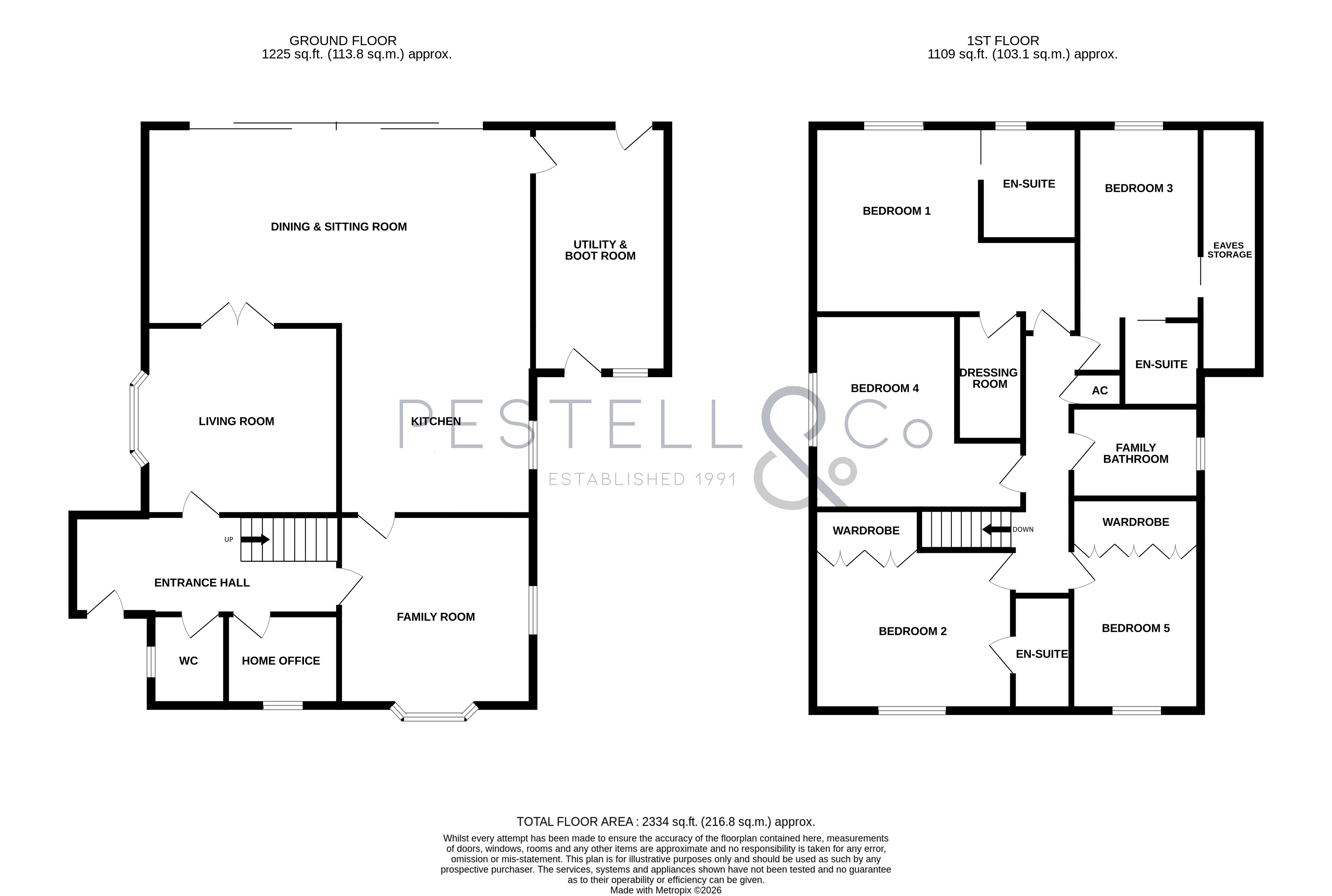 Wheatlands, The Endway, Dunmow floorplan