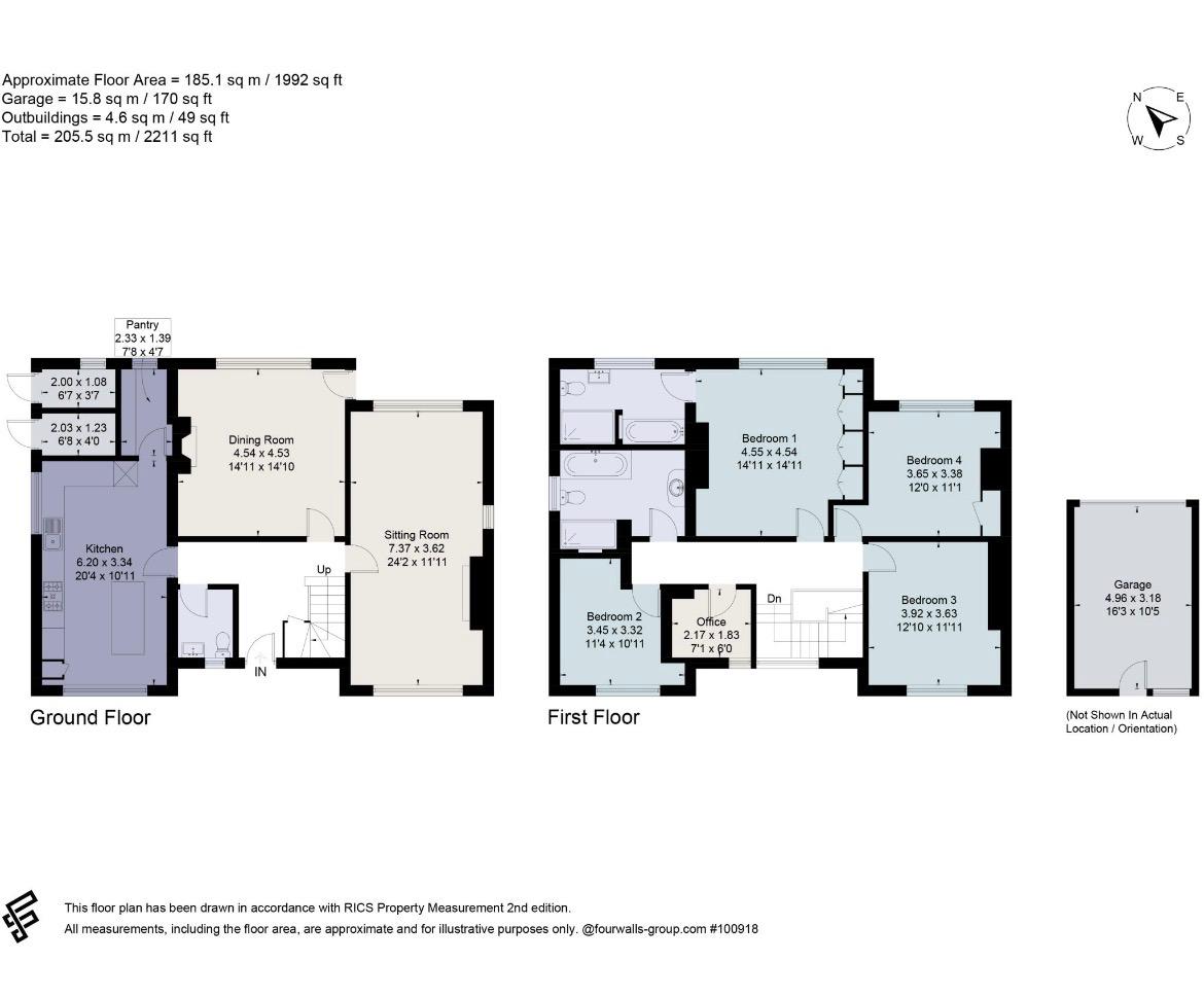 127 London Road, Luton floorplan