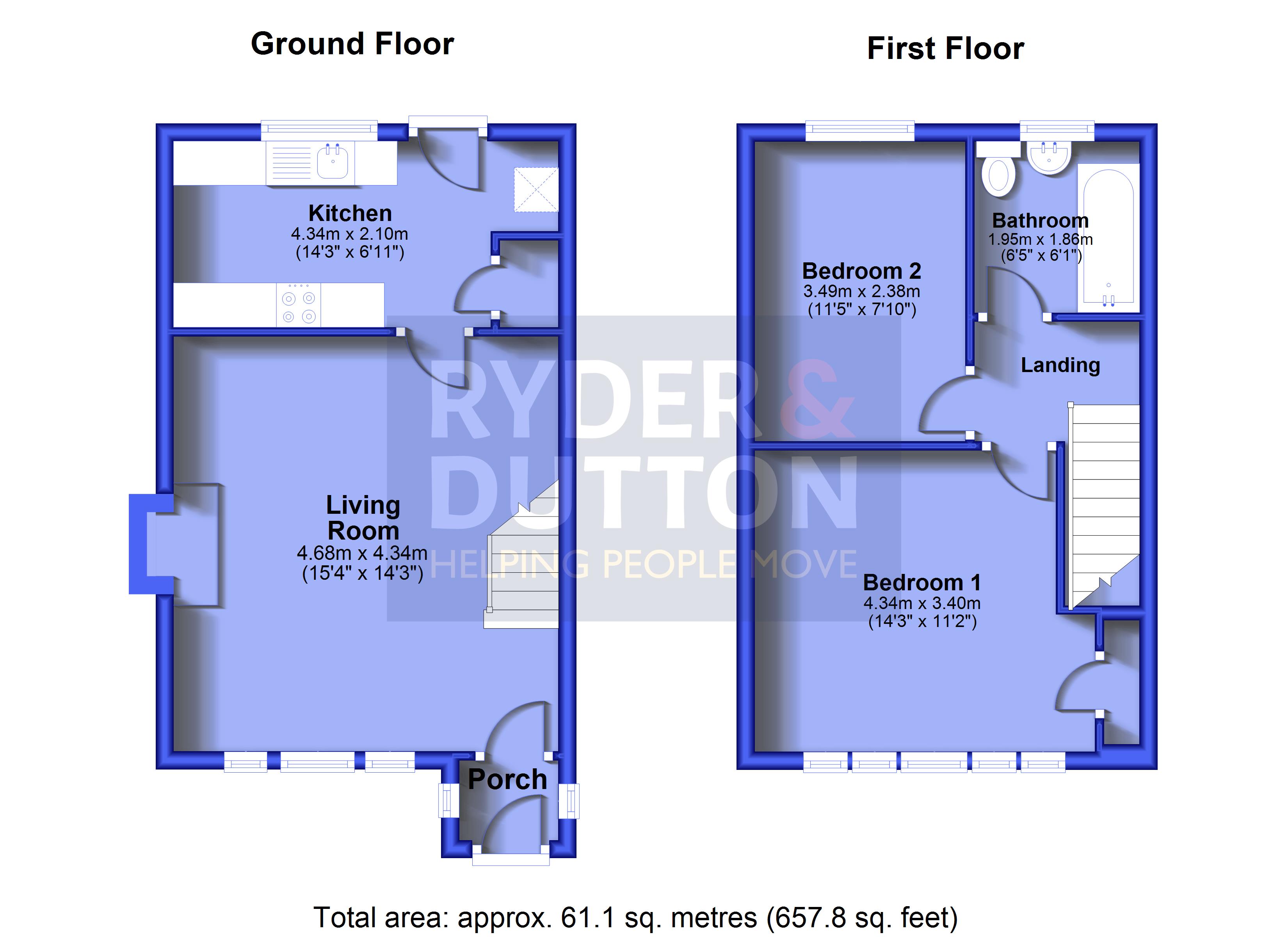 142, Todmorden Road, Rossendale floorplan