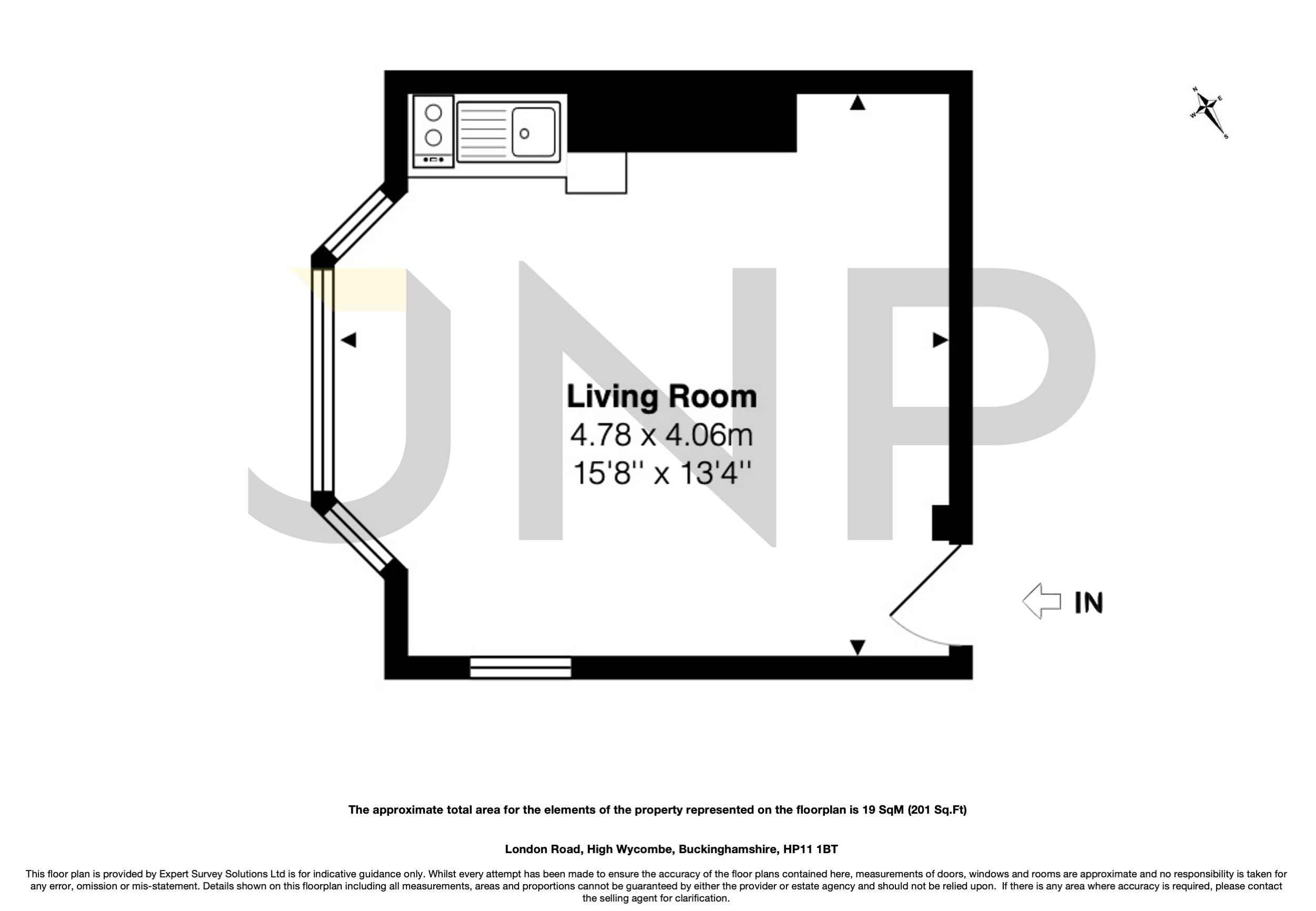 Flat 1, 157, London Road, Buckinghamshire floorplan