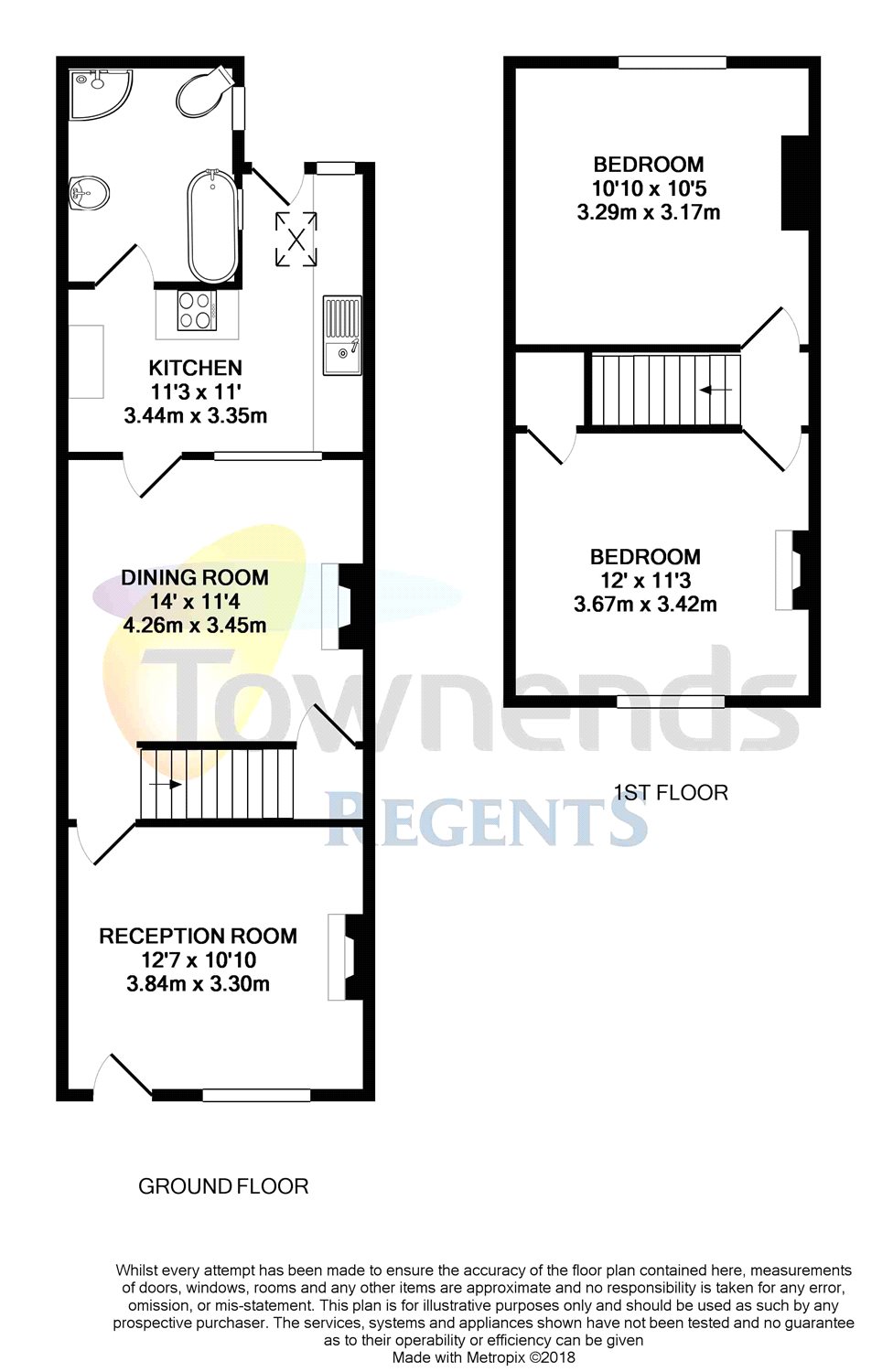 2 Bedrooms Terraced house for sale in The Butts, Thames Street, Sunbury-On-Thames, Surrey TW16