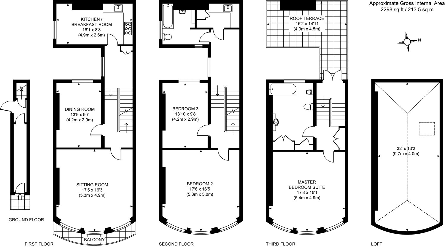 3 Bedrooms Maisonette for sale in Waterloo Street, Hove, East Sussex BN3