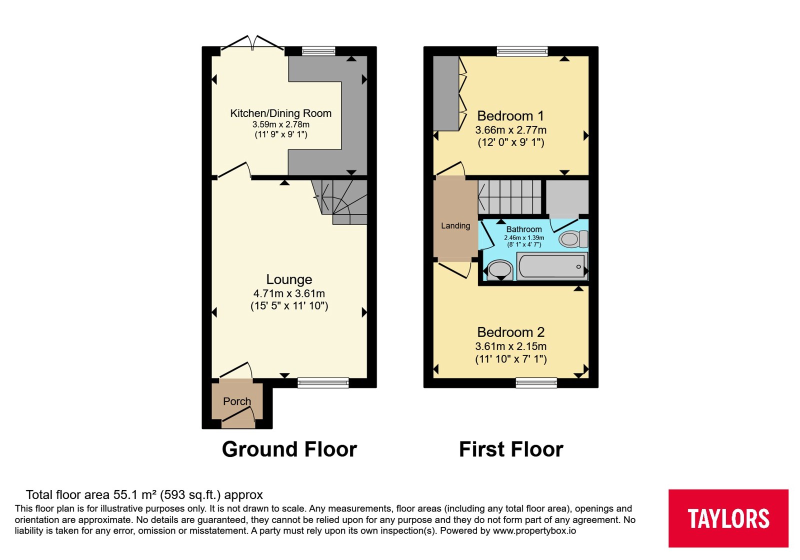 46, The Willows, Bristol floorplan