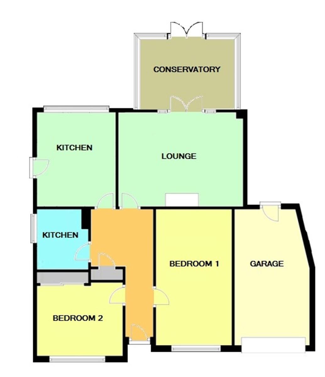 2 Bedrooms Detached bungalow for sale in Maydowns Road, Chestfield, Whitstable CT5