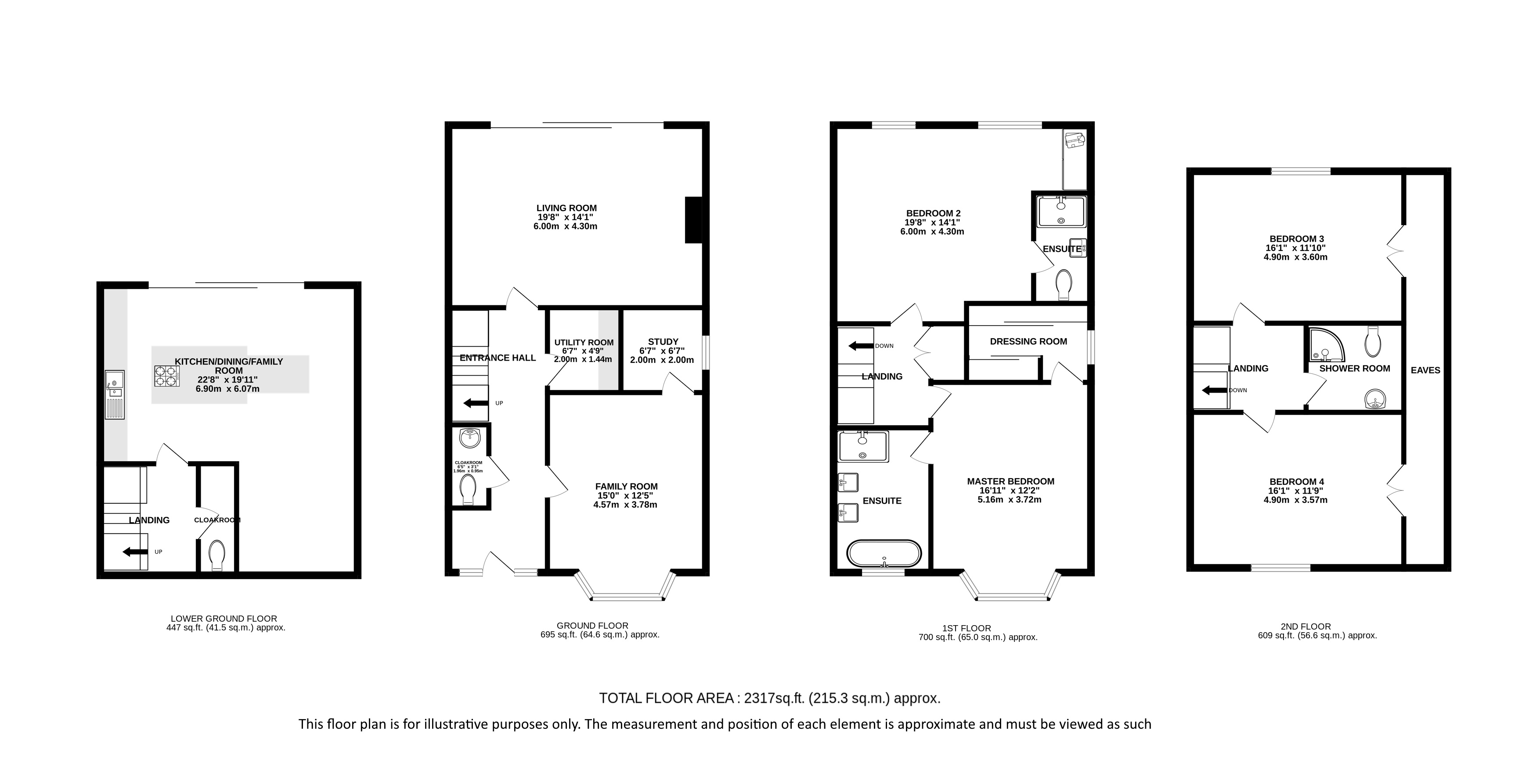 16, Mile House Lane, St Albans floorplan