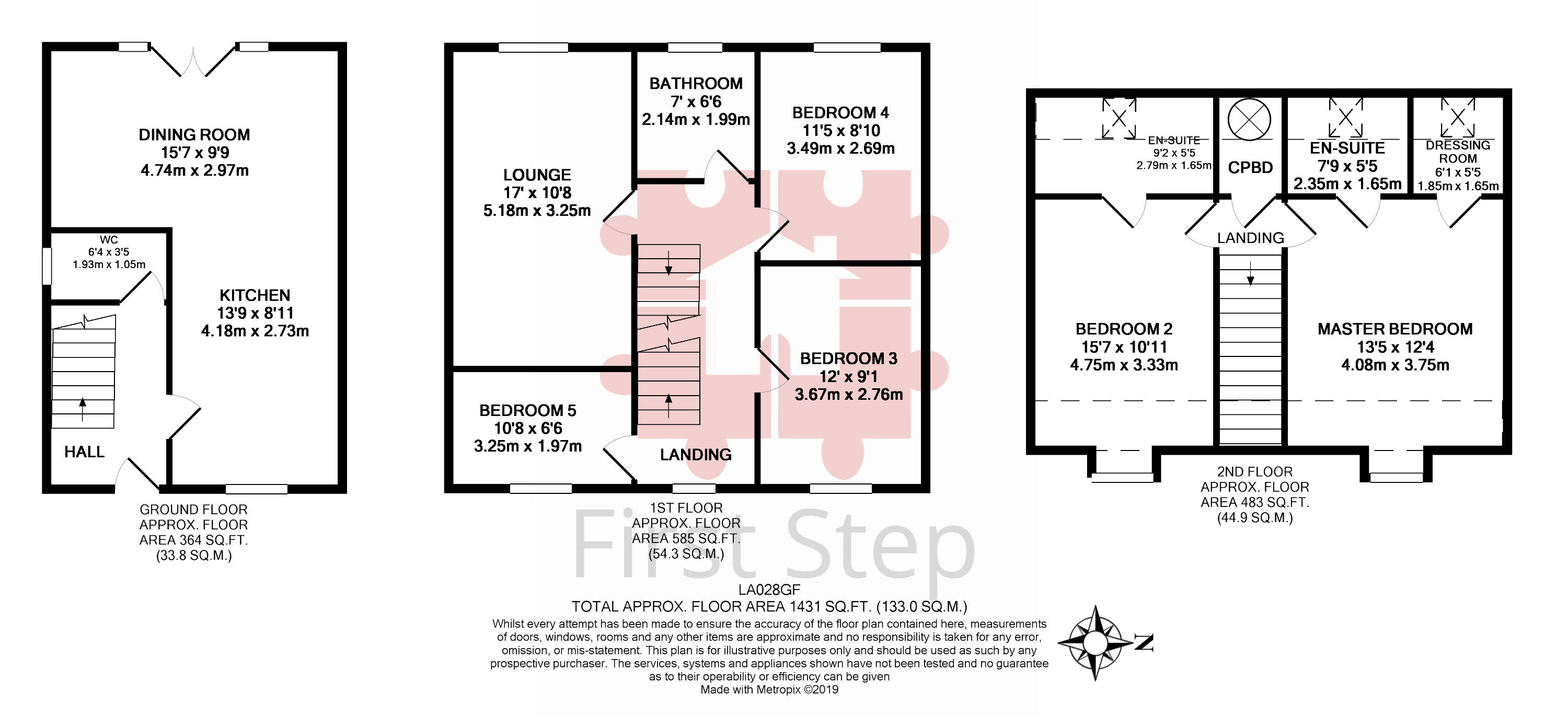 5 Bedrooms Detached house for sale in Garfield, Langford, Beds SG18