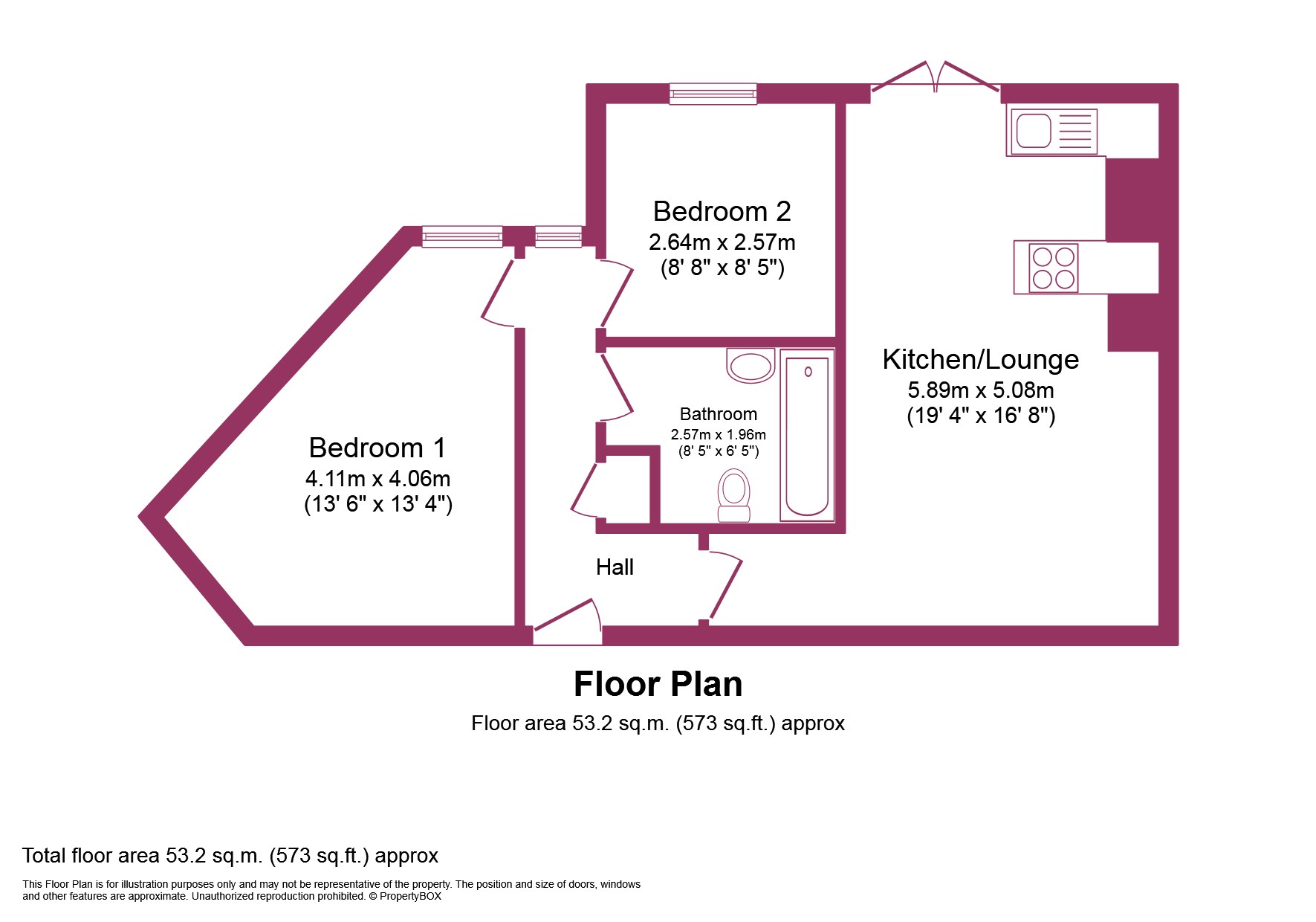 226, Bridgewater View, Eccles floorplan