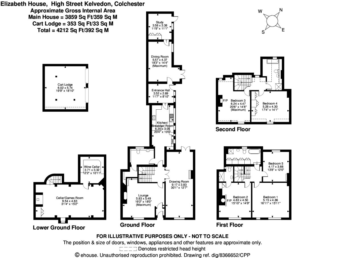 Elizabeth House, 25, High Street, Colchester floorplan
