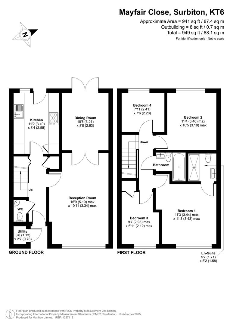 Mayfair Close, Surbiton floorplan