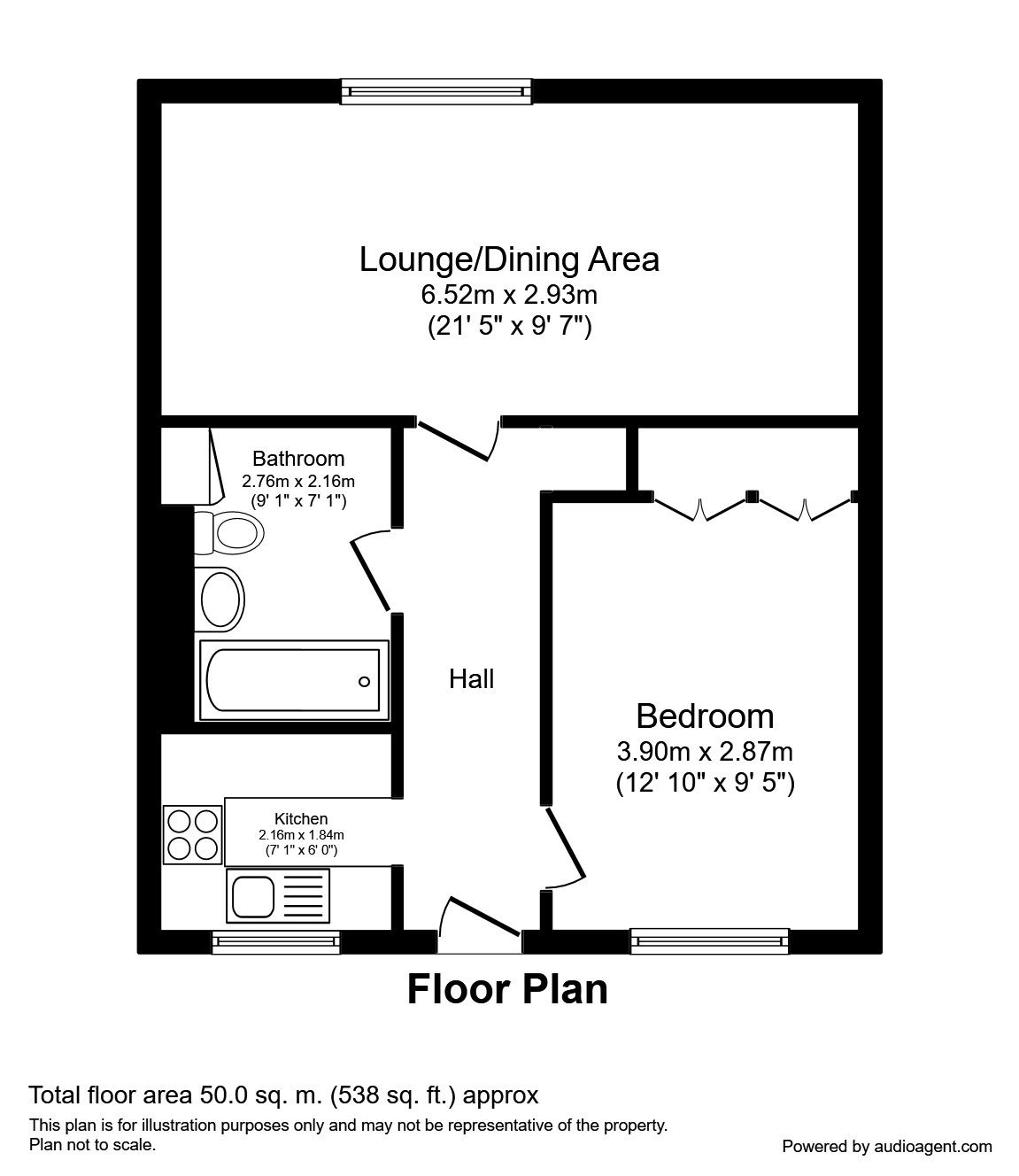 1 Bedrooms Flat to rent in Wilmslow Road, Didsbury, Manchester M20