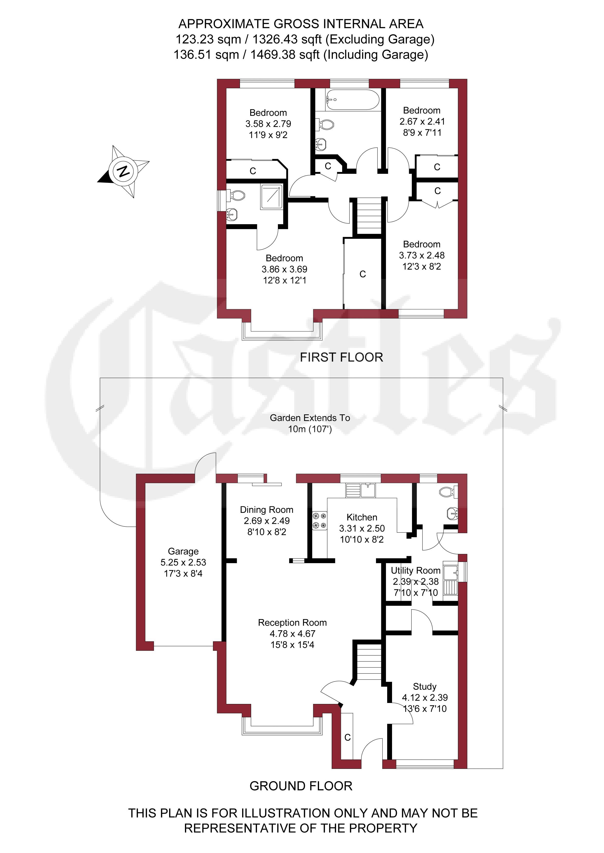16, Peregrine Road, Waltham Abbey floorplan