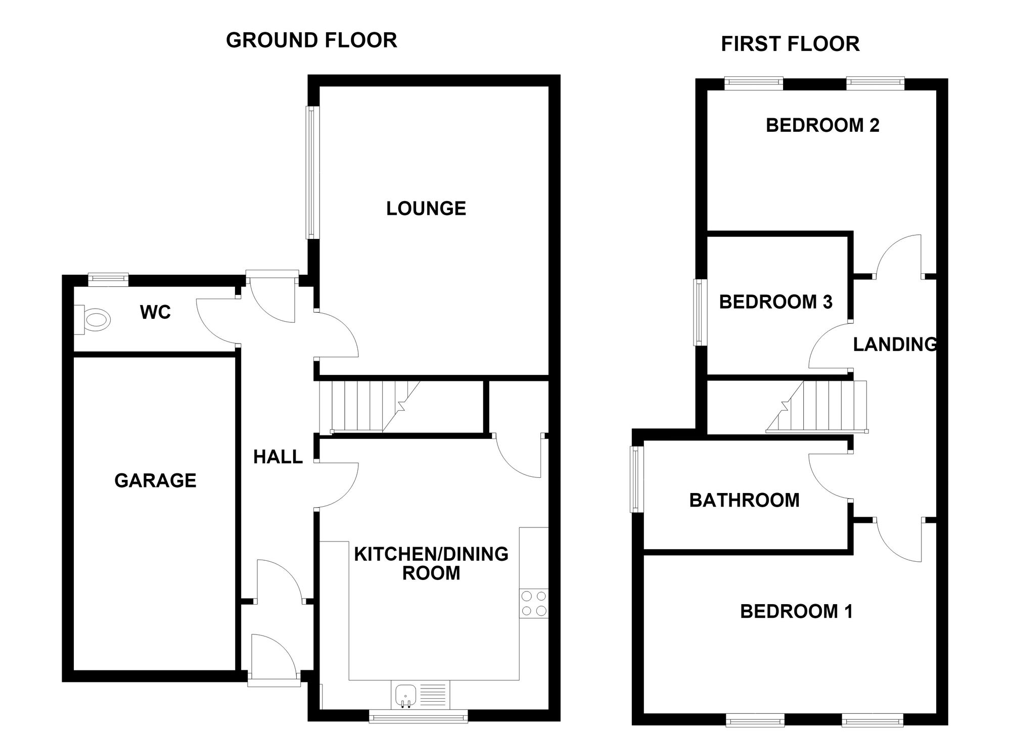 13 Wern Deg, Bridgend floorplan